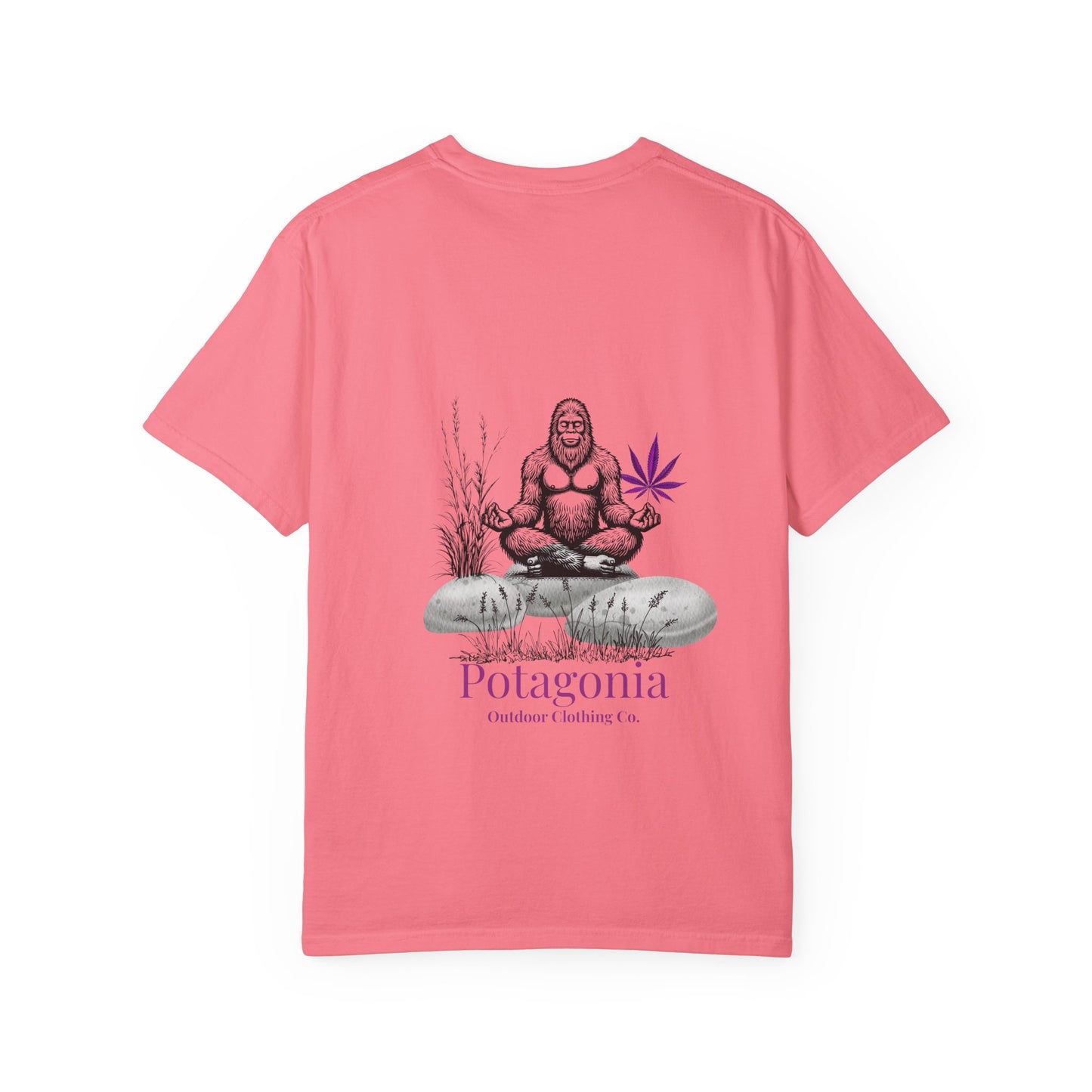 Potagonia Rung-Spun Cotton Unisex Yoga Meh-Teh Garment-Dyed T-shirt