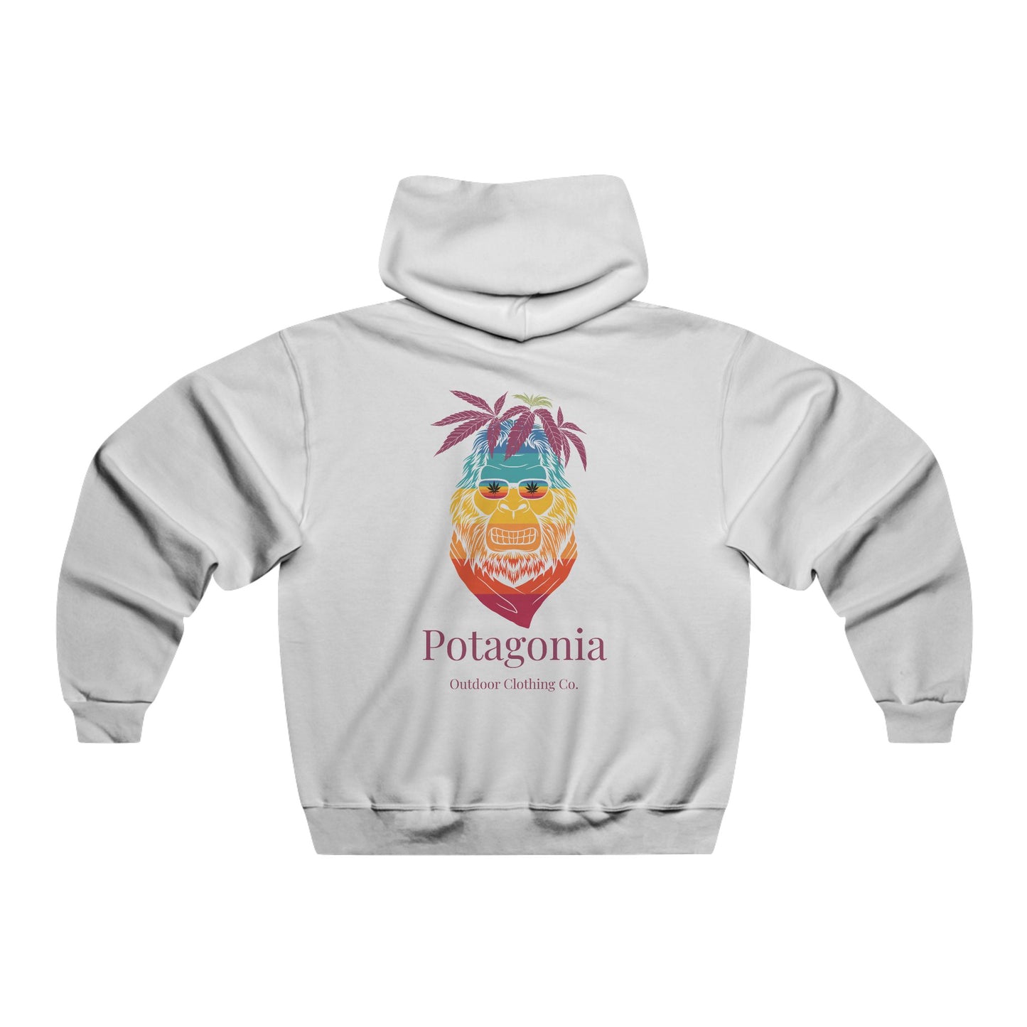 Potagonia Big Ass Campfire Hooded Sunrise Meh-Teh Sweatshirt NUBLEND® Hooded Sweatshirt