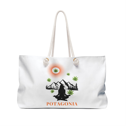 Potagonia Canvas Weekender Girl Yoga Bag