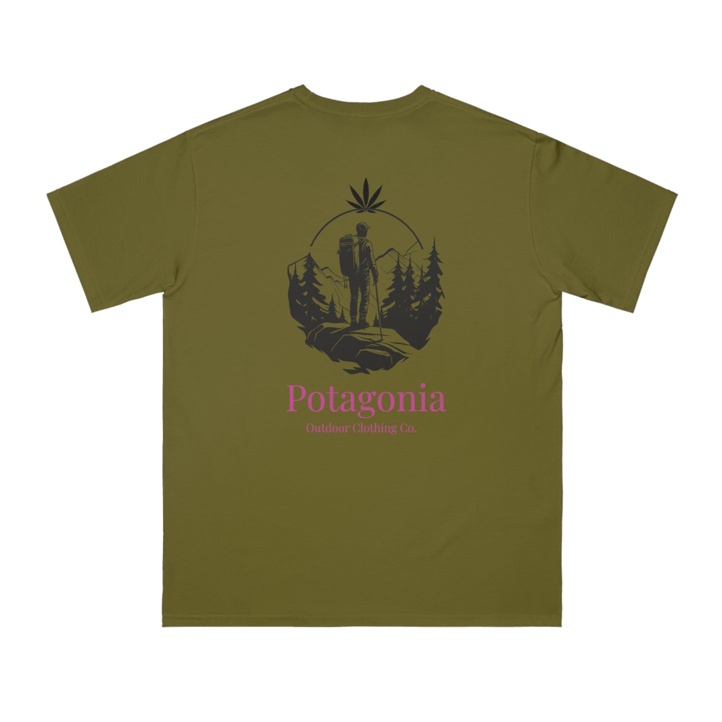 Potagonia Organic Unisex Hiker Logo Classic T-Shirt