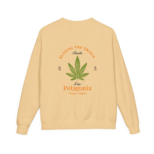 Potagonia Big Ass Sweatshirt Unisex Breath Deep ComfortWash® Garment Dyed Crewneck Sweatshirt