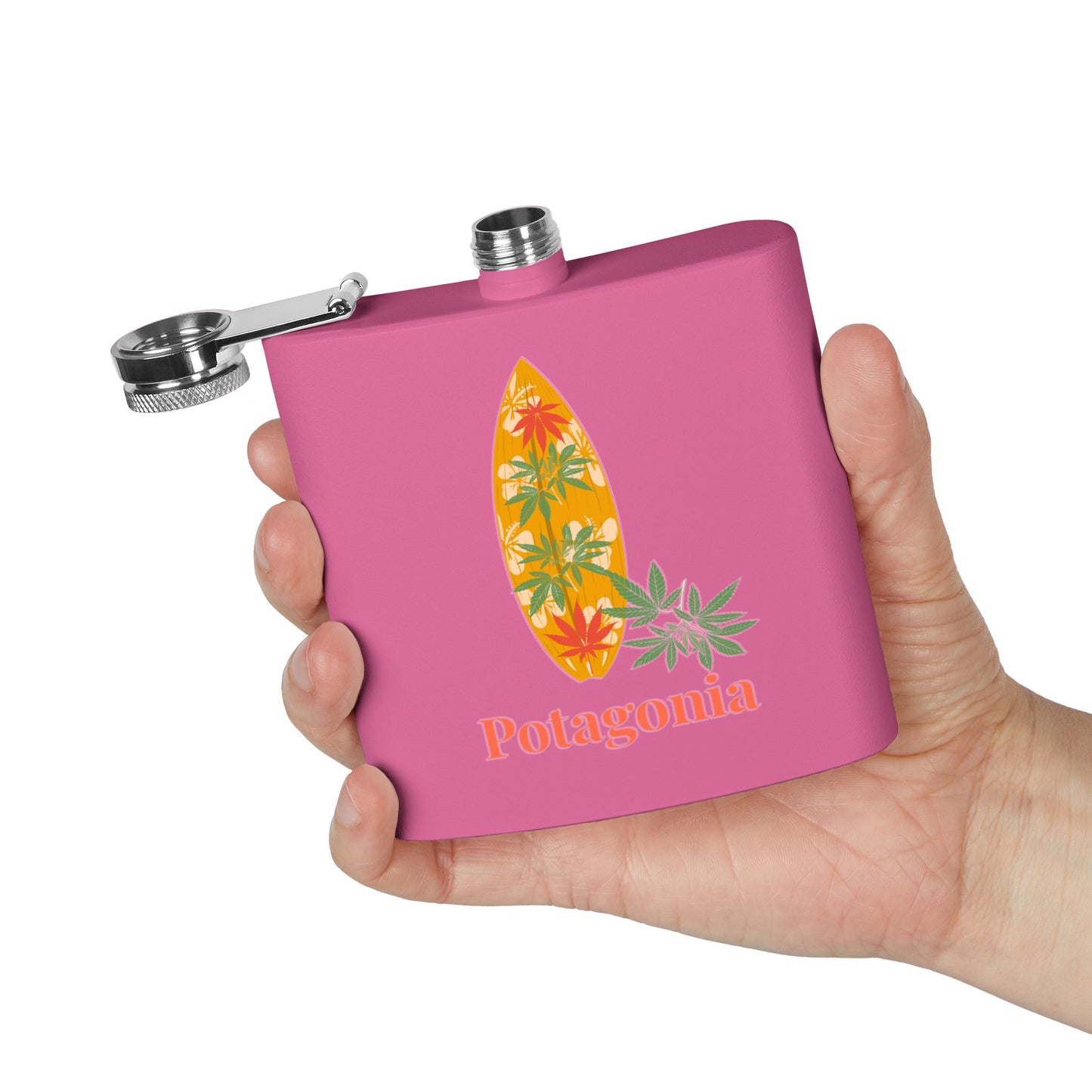 Potagonia Stainless Steel The Drew flask, 6oz