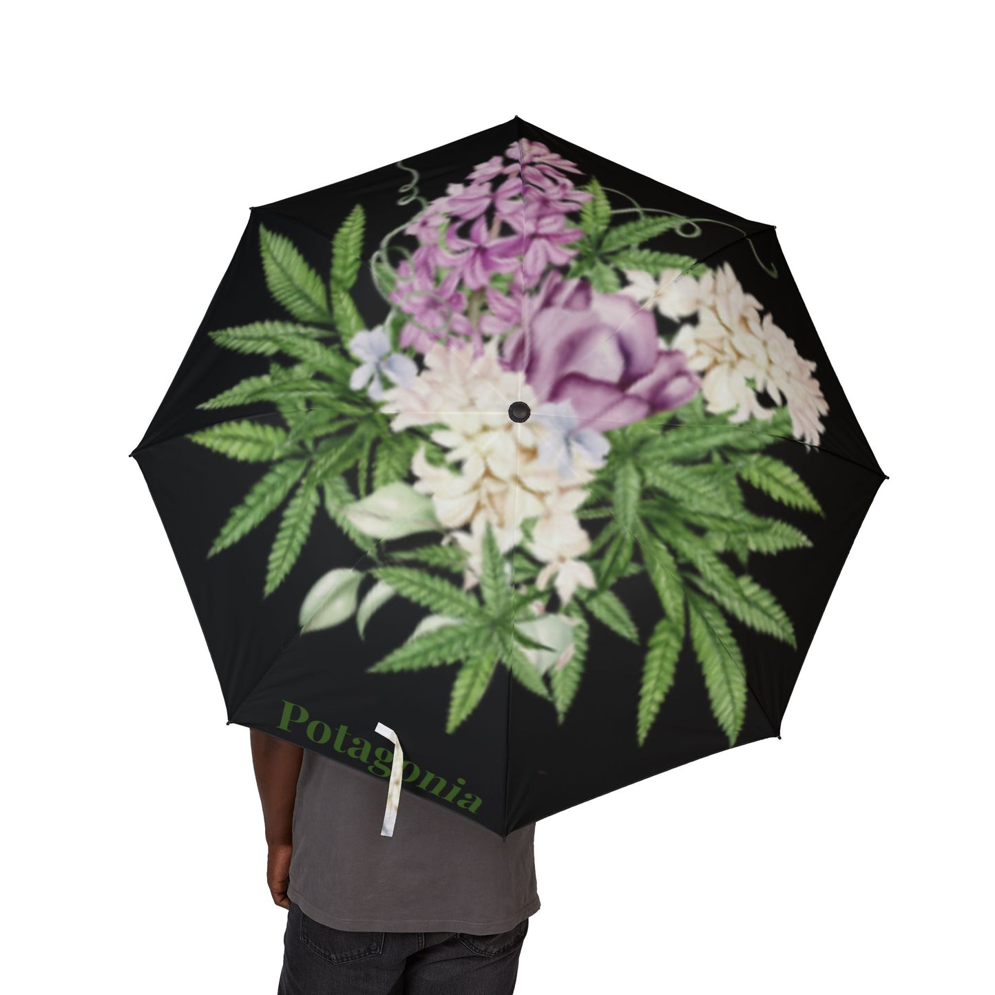 Potagonia Umbrella Weed Bouquet Semi-Automatic Foldable Umbrella