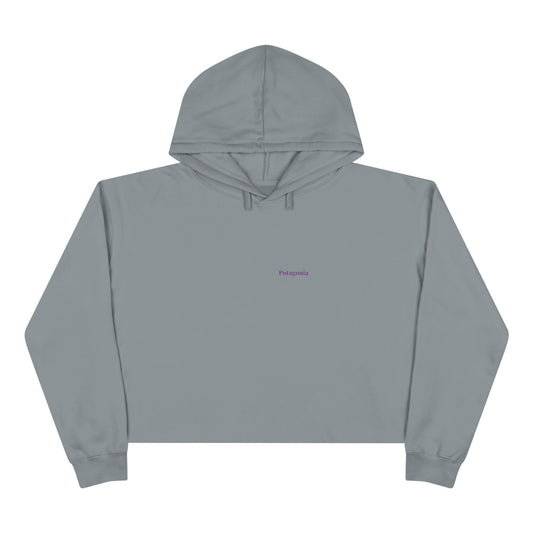 Potagonia Big Ass Campfire Purple Weed Cropped Hoodie