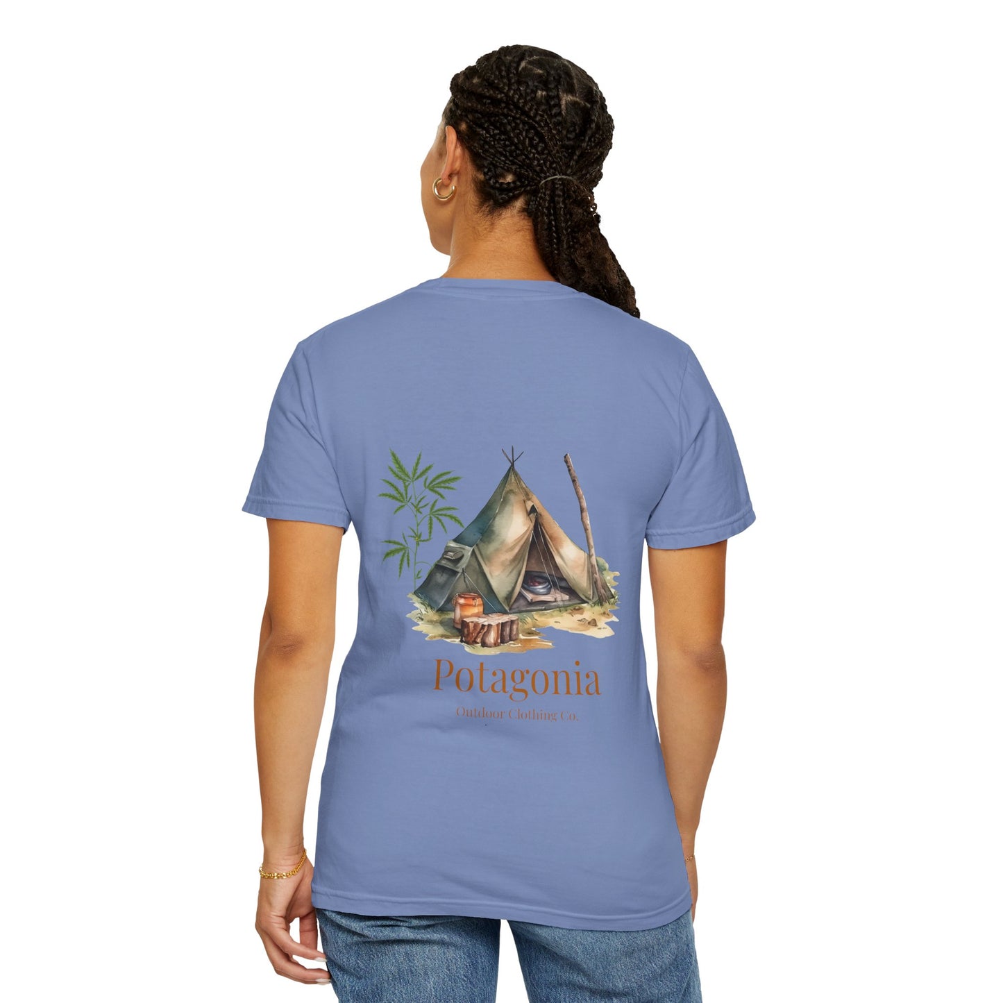 Potagonia Rung-Spun The Tent Cotton Unisex Garment-Dyed T-shirt
