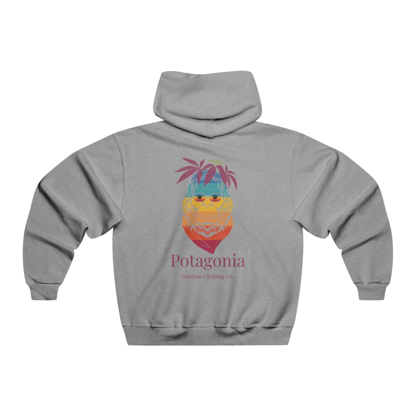 Potagonia Big Ass Campfire Hooded Sunrise Meh-Teh Sweatshirt NUBLEND® Hooded Sweatshirt