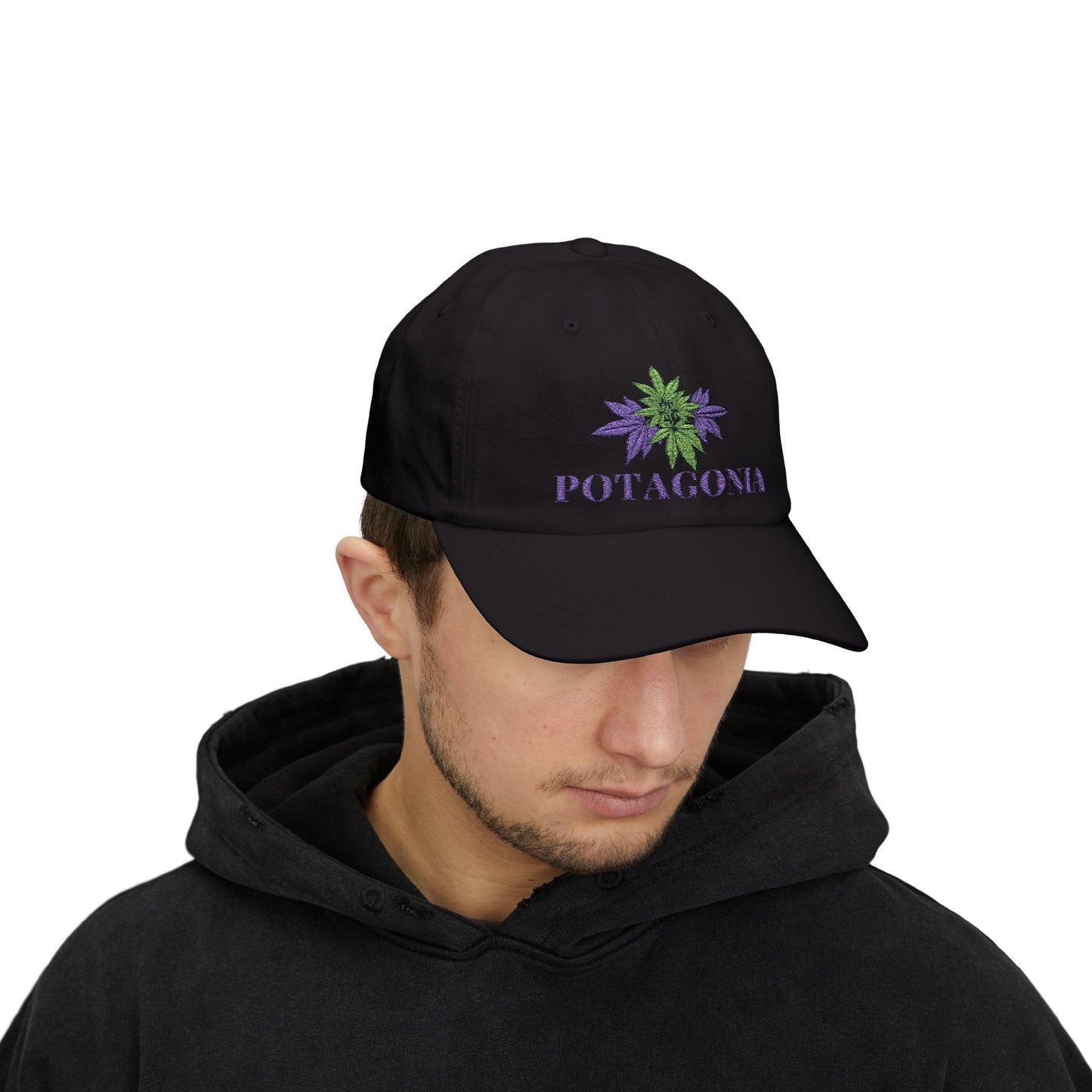Potagonia Classic Purple Weed Dad Cap