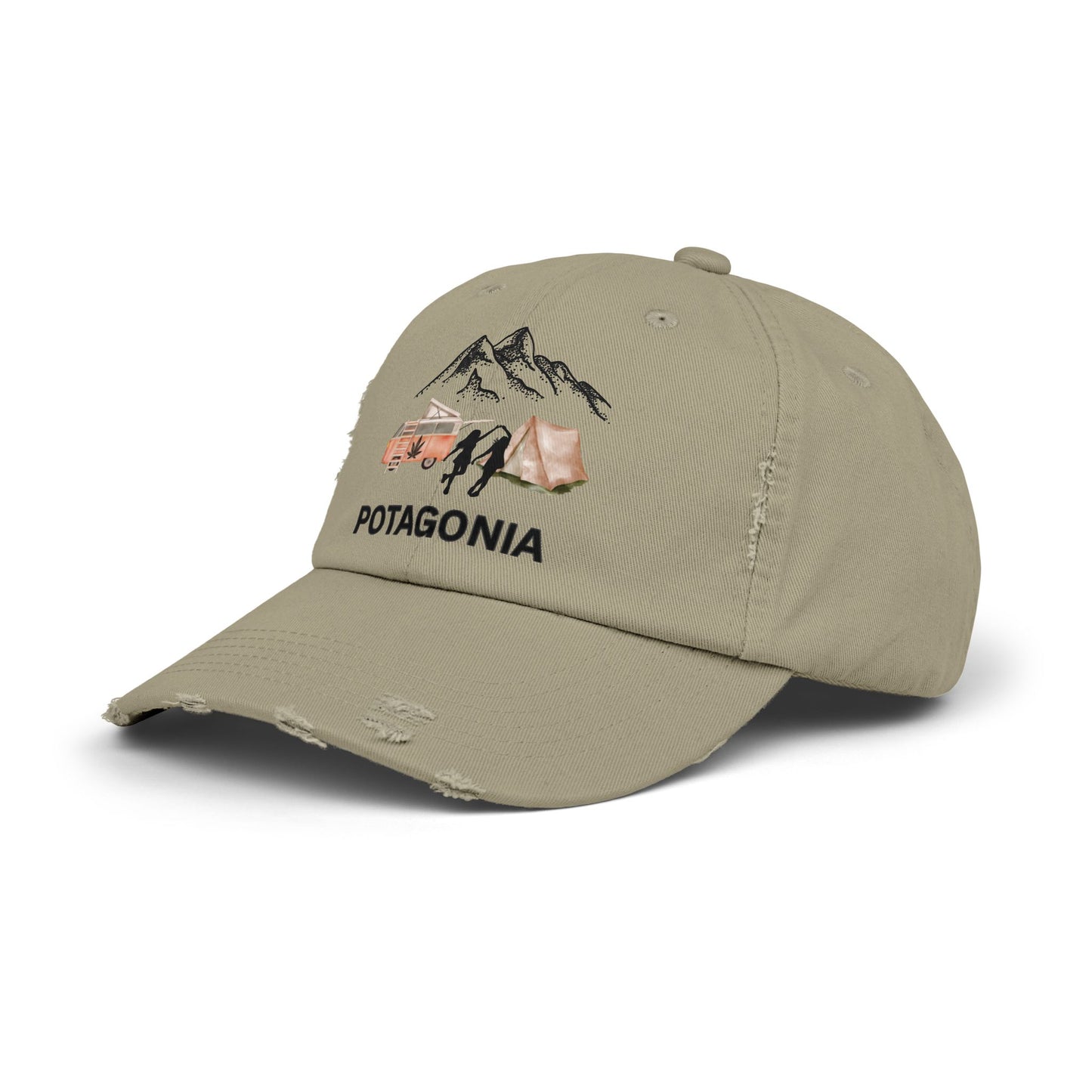 Potagonia GirlTwo Girls Dancing Unisex Distressed Cap