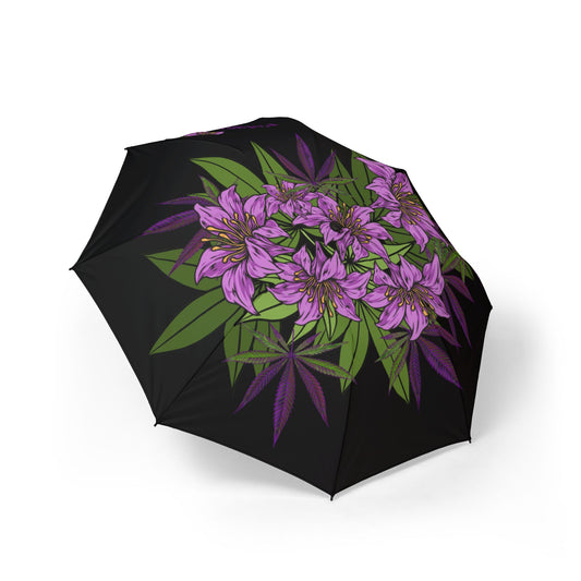 Potagonia Umbrella Weed Hibiscus  Semi-Automatic Foldable