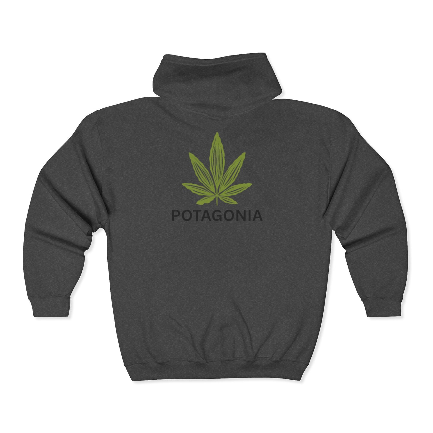 Potagonia Hooded Sweatshirt  Logo Unisex Heavy Blend™ Full Zip Hooded Sweatshirt