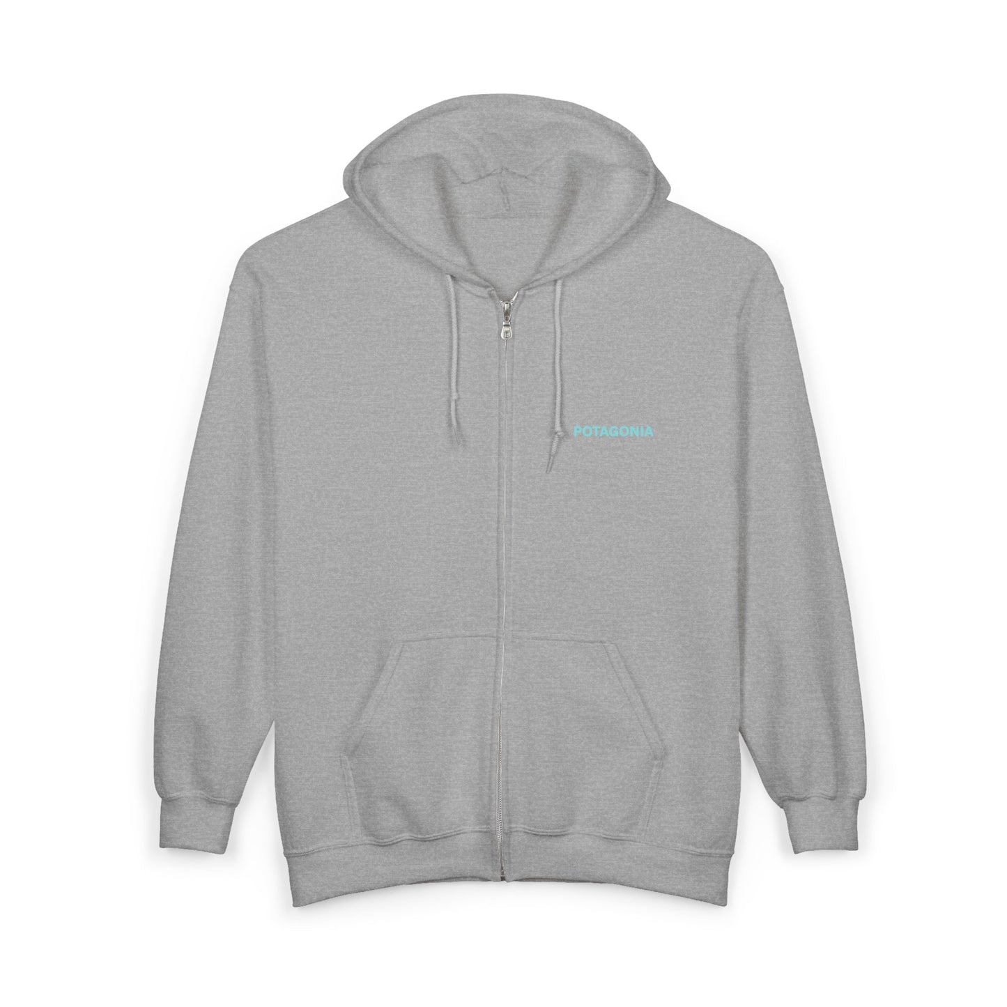 Potagonia Hooded Sweatshirt Surf Unisex Heavy Blend™ Full Zip