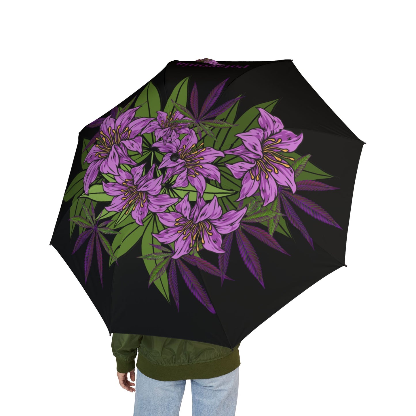 Potagonia Umbrella Weed Hibiscus  Semi-Automatic Foldable