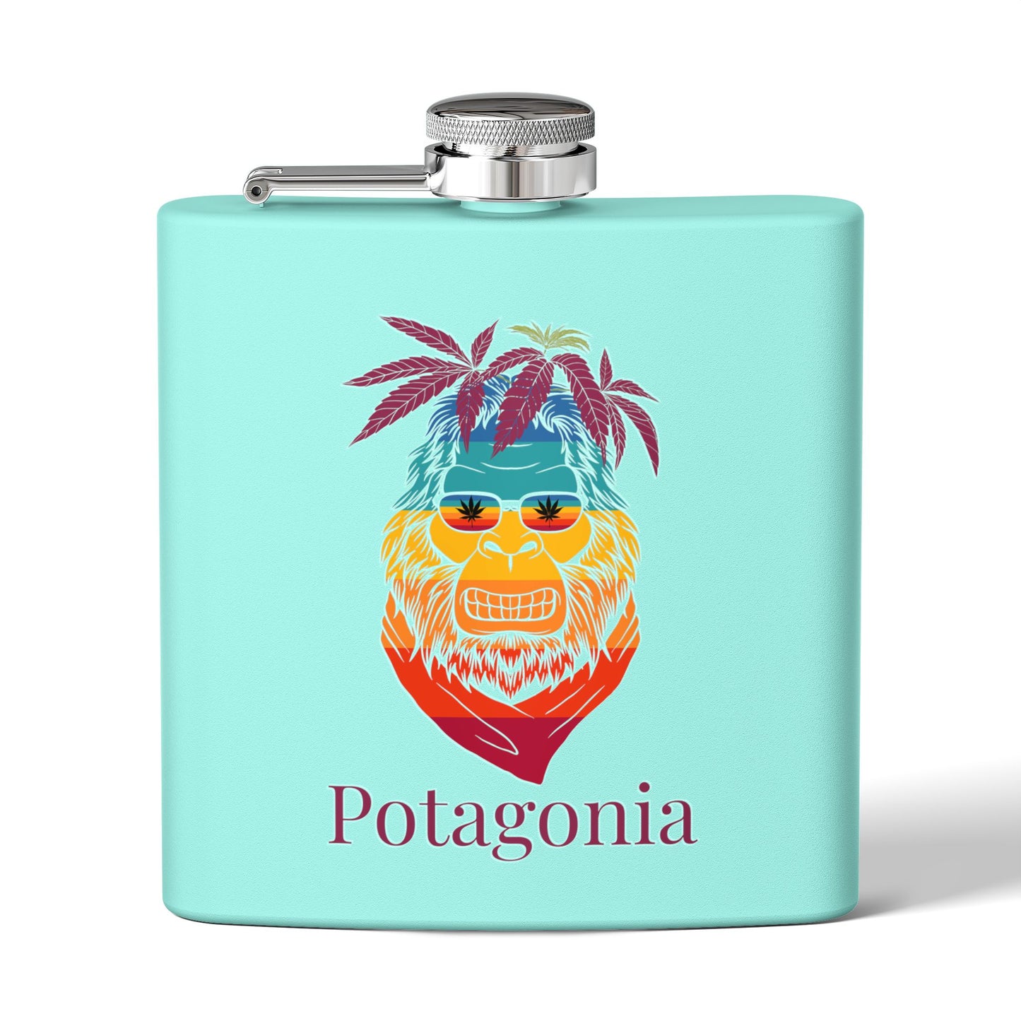 Potagonia Stainless Steel Ski Meh-Teh Flask, 6oz