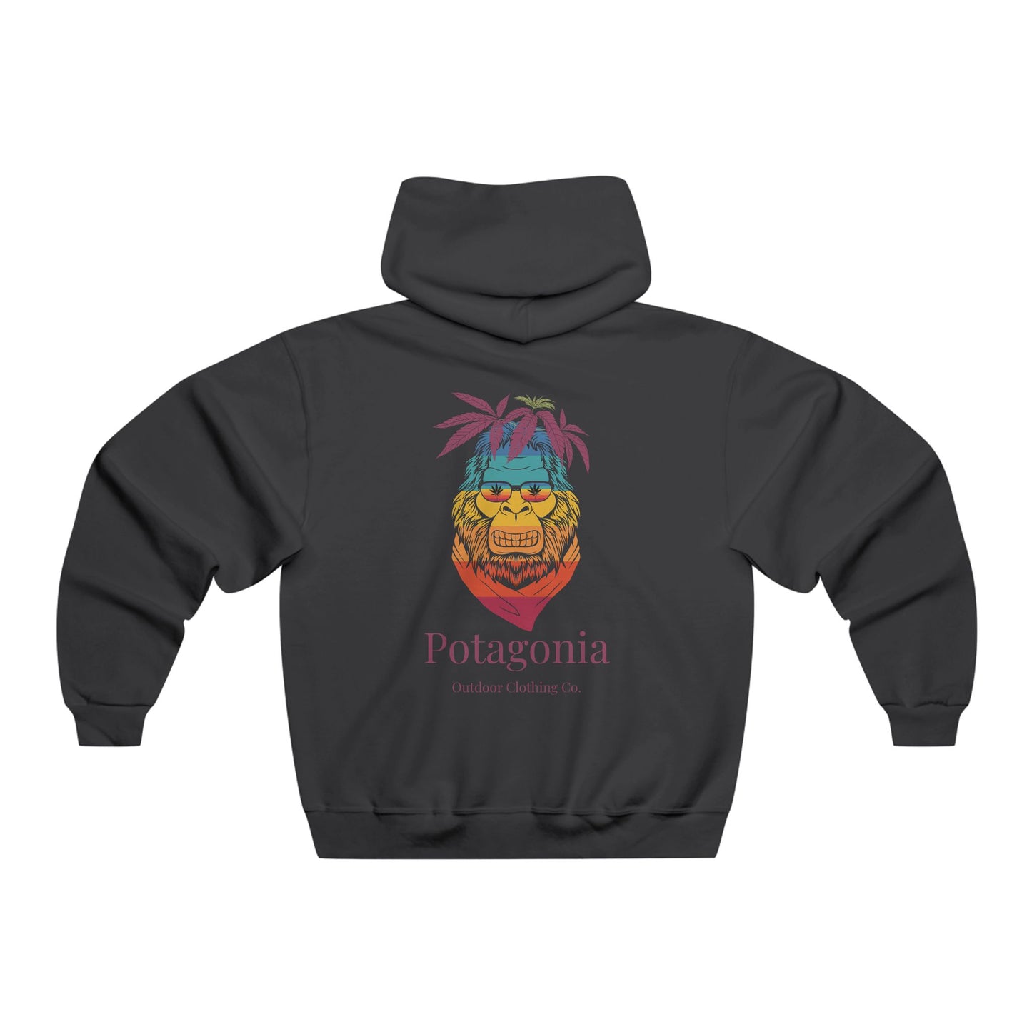 Potagonia Big Ass Campfire Hooded Sunrise Meh-Teh Sweatshirt NUBLEND® Hooded Sweatshirt