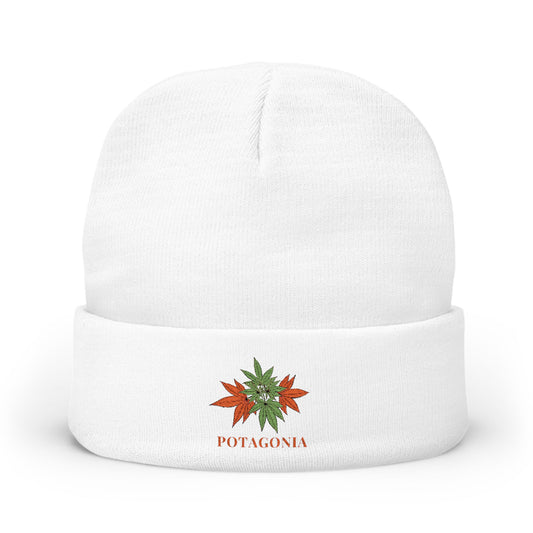 Potagonia Knit Beanie Orange Weed (Embroidery)Knit