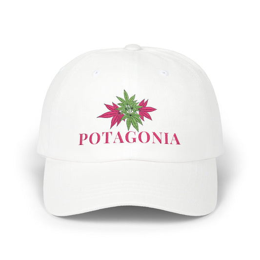 Potagonia Classic Pink Weed Dad Cap