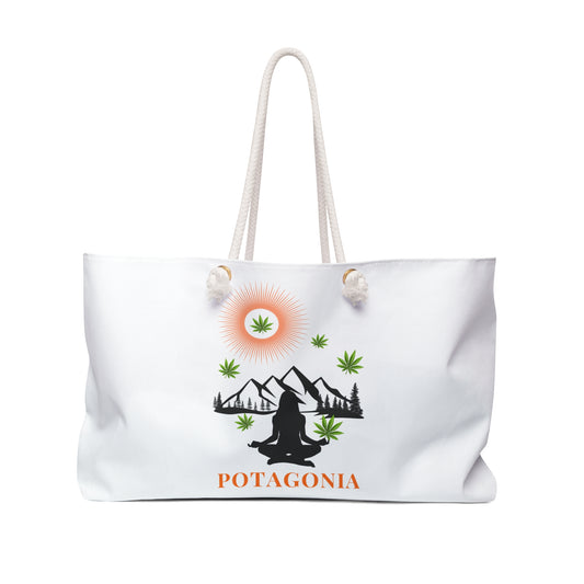 Potagonia Canvas Weekender Girl Yoga Bag