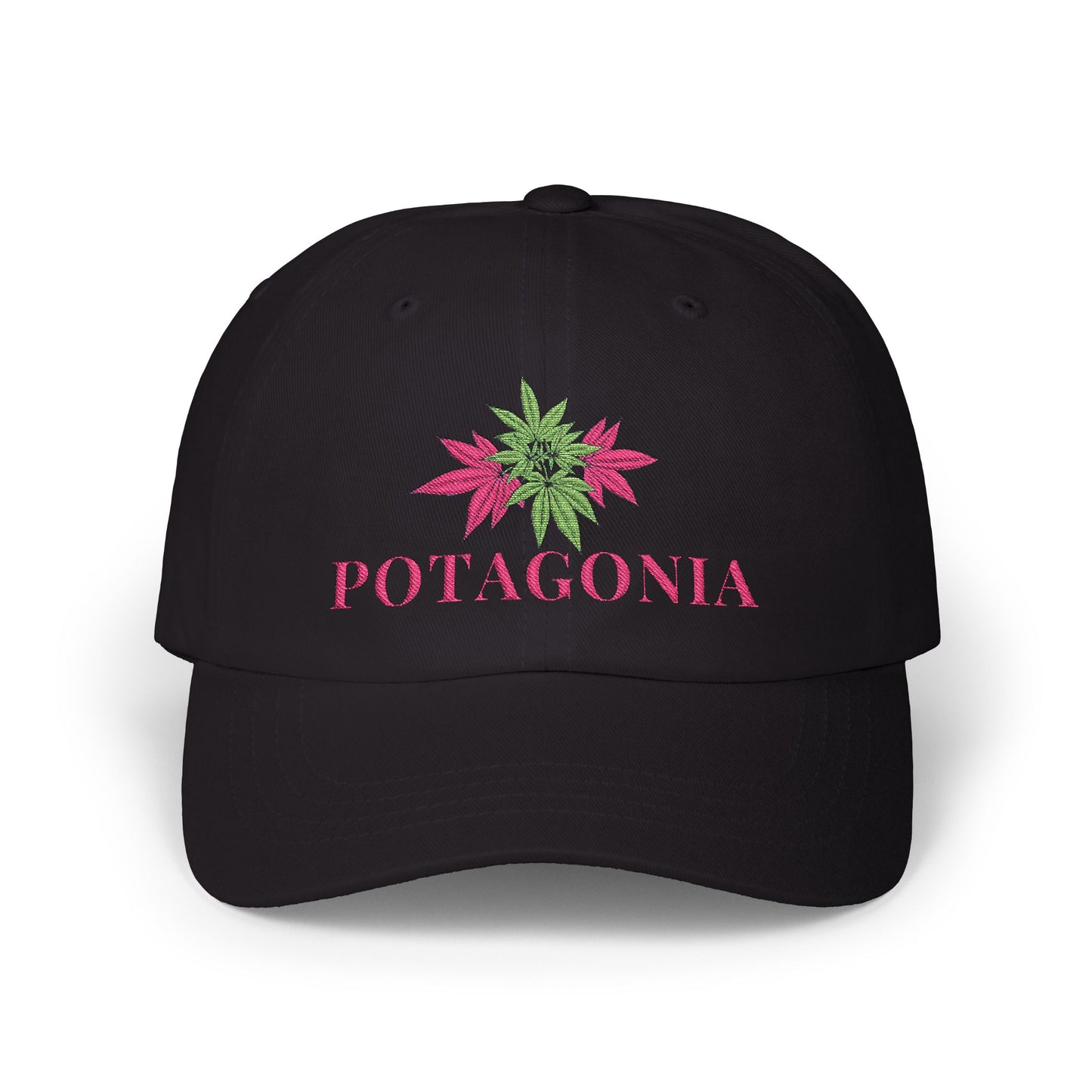 Potagonia Classic Pink Weed Dad Cap