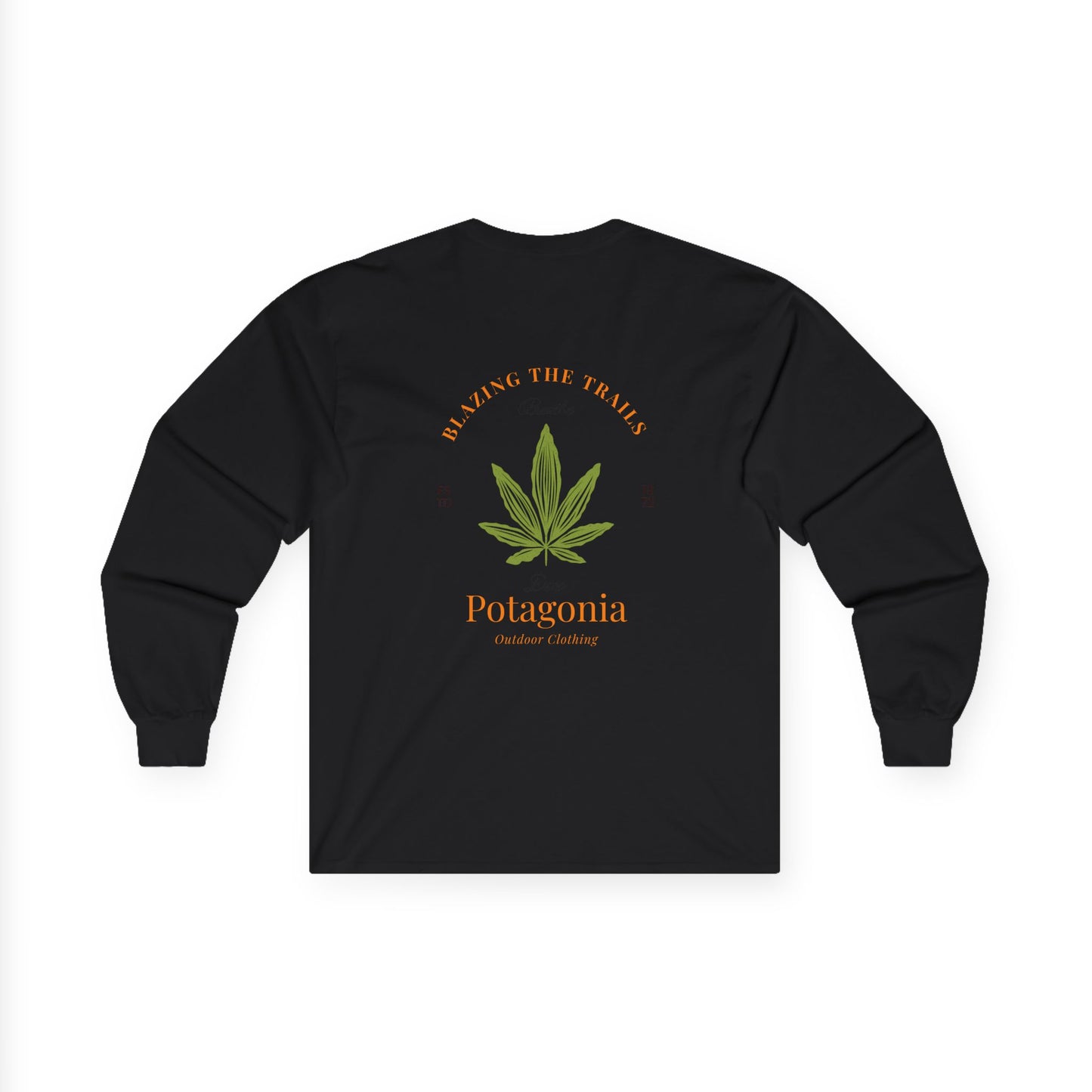 Potagonia Long Sleeve Tee  Blazing The Trails Unisex Ultra Cotton Long Sleeve Tee