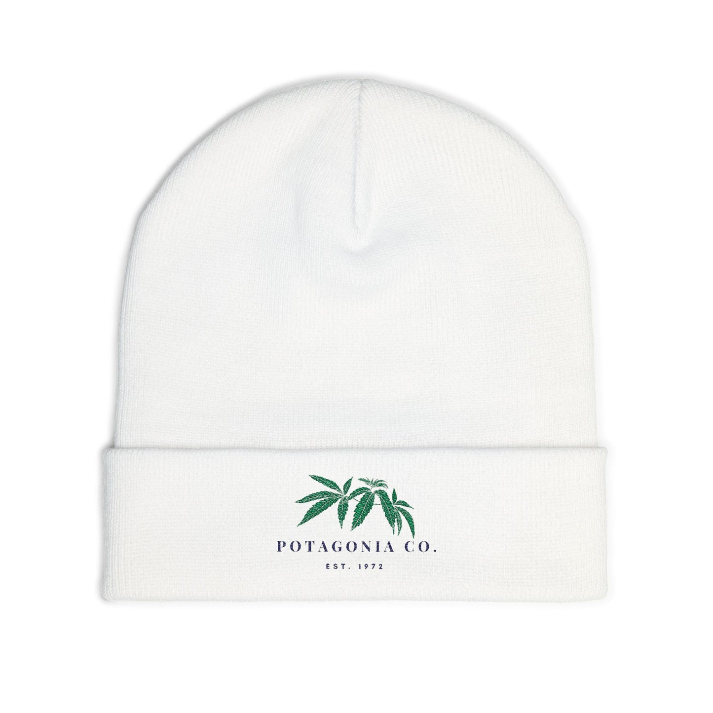 Potagonia Knit Beanie Hover Weed (Embroidery)