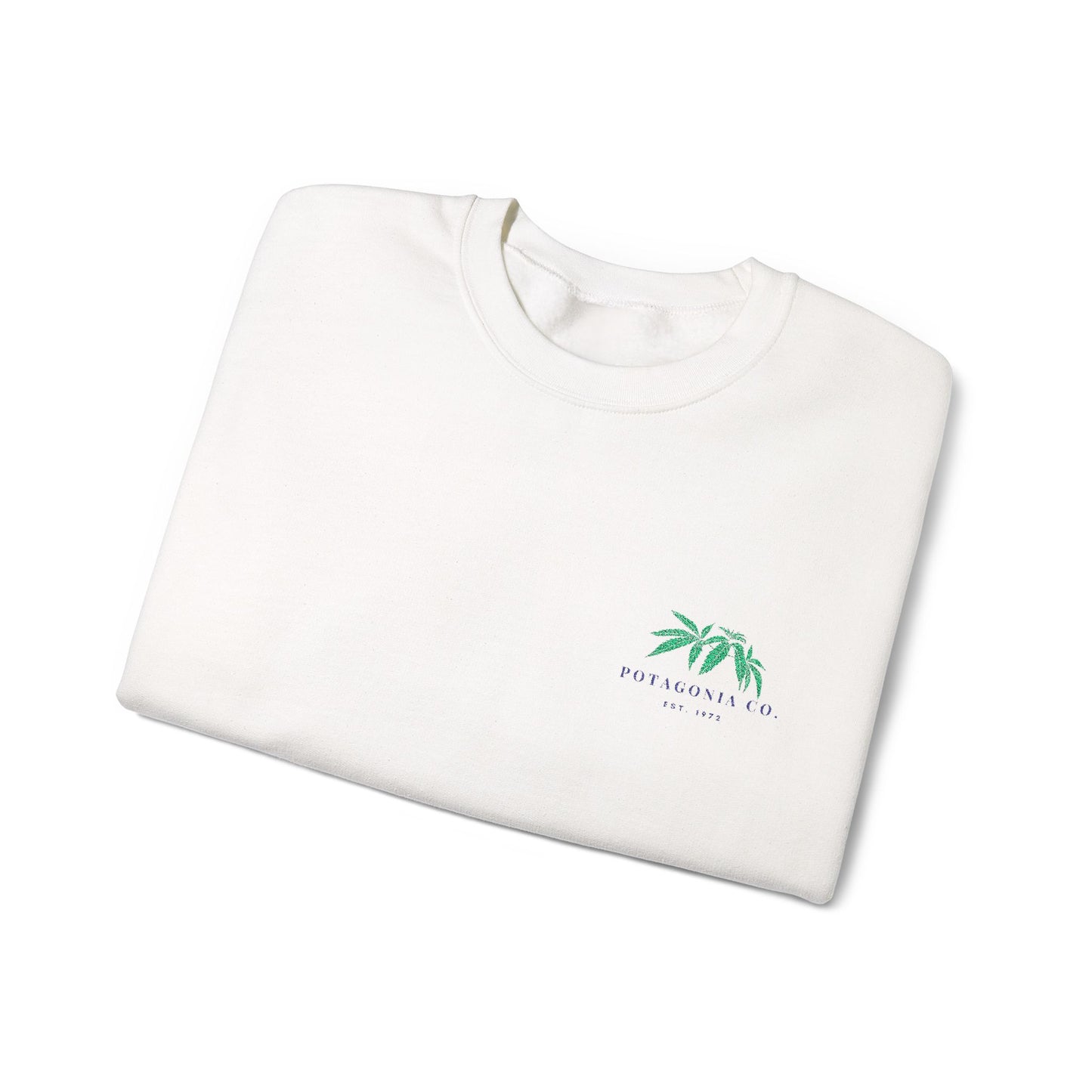 Potagonia Big Ass Campfire Embroidered Logo Unisex Heavy Blend™ Crewneck Sweatshirt