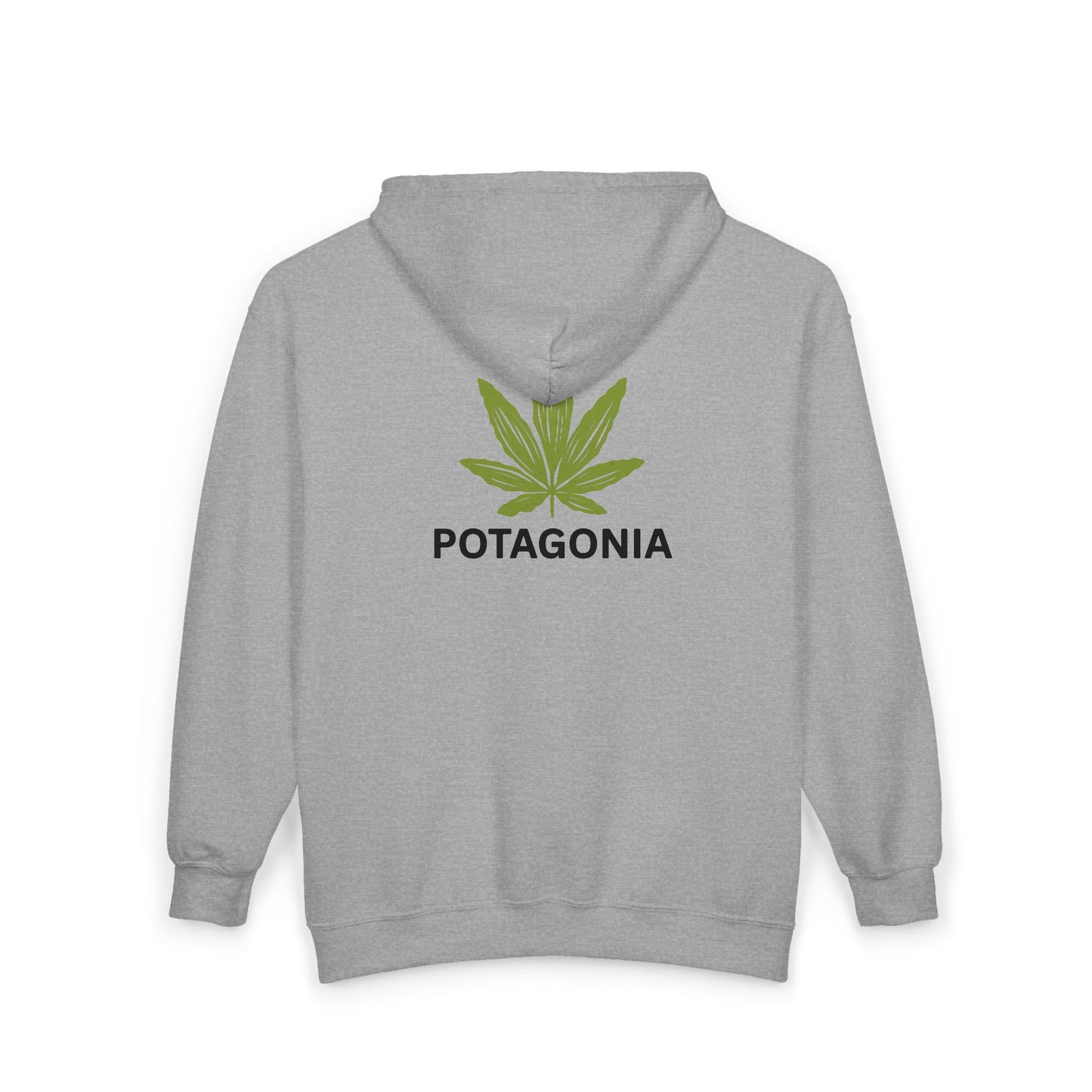 Potagonia Big Ass Campfire Hooded Sweatshirt  Logo Unisex Heavy Blend™ Full Zip Hooded Sweatshirt