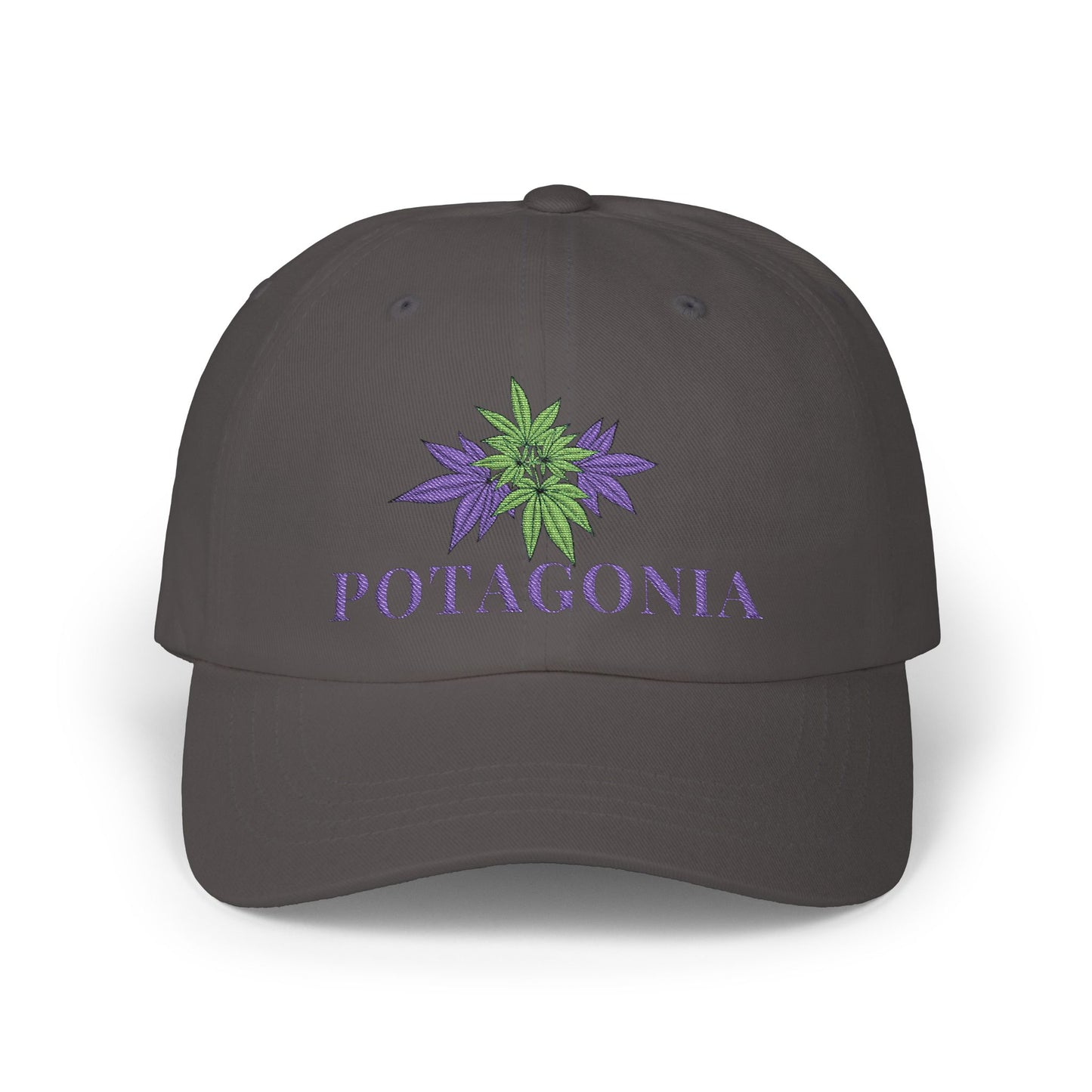 Potagonia Classic Purple Weed Dad Cap