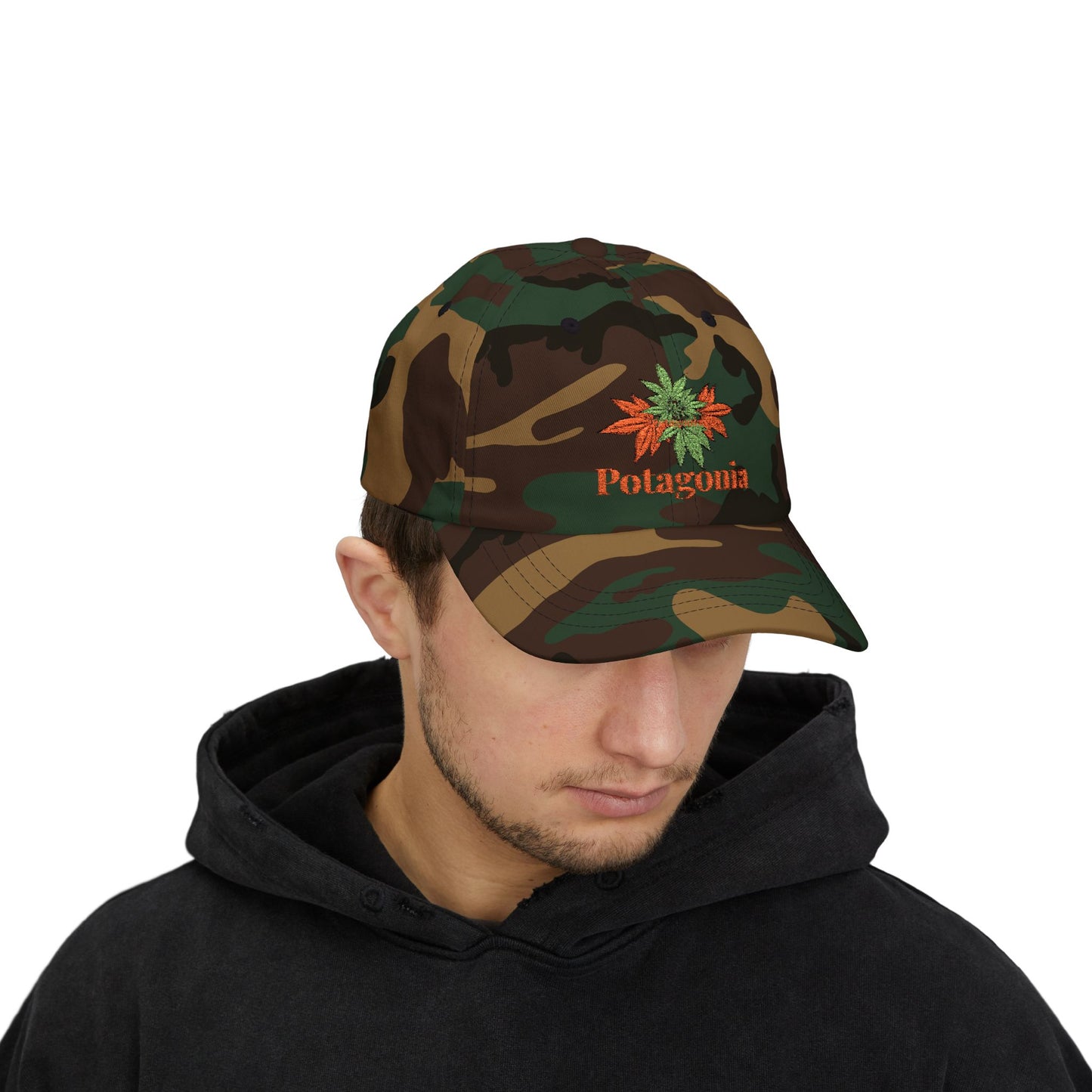 Potagonia Classic Orange Weed Dad Cap