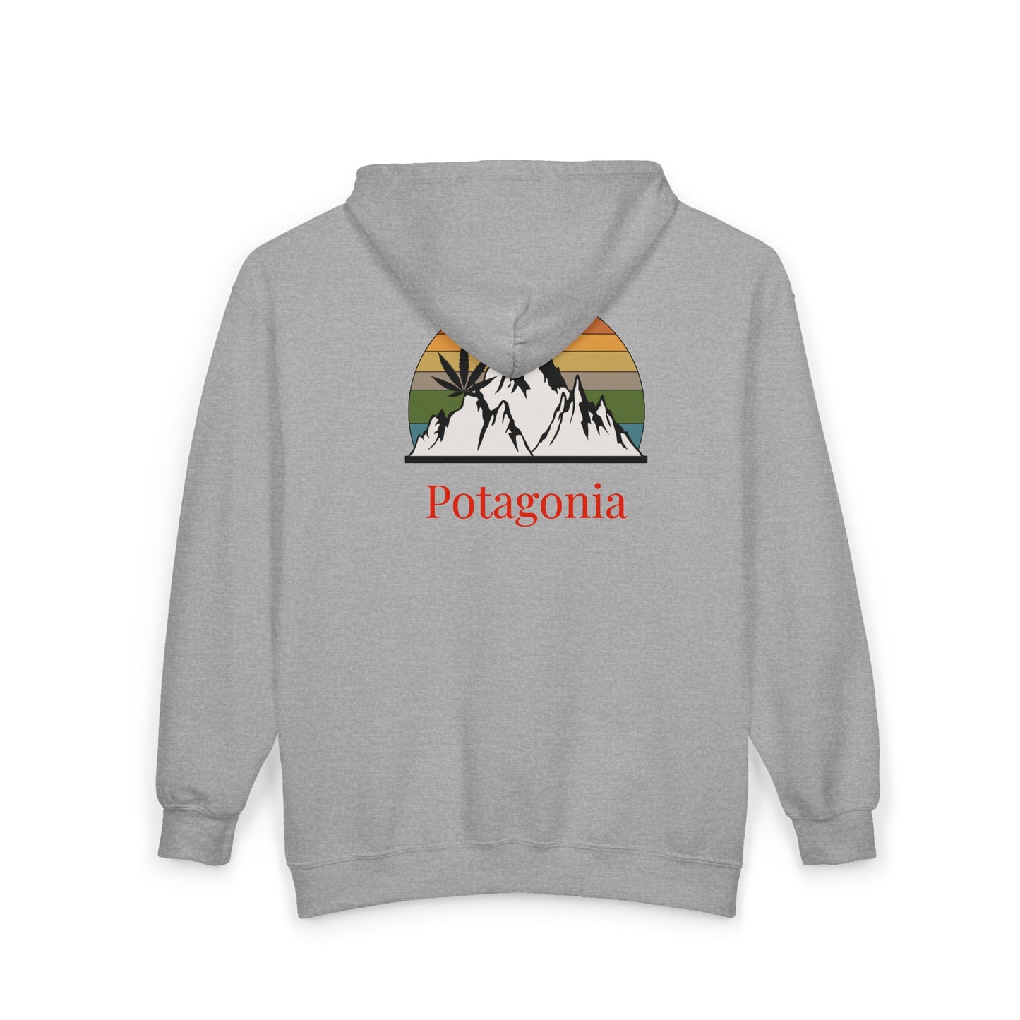 Potagonia Hooded Sweatshirt  Mountain Top Unisex Heavy Blend™ Full Zip Hooded Sweatshirt