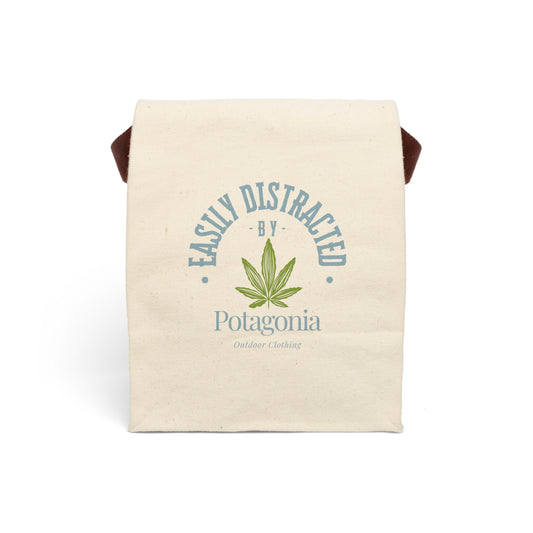 Potagonia Canvas Munchie Easily Distracted  Bag With Strap