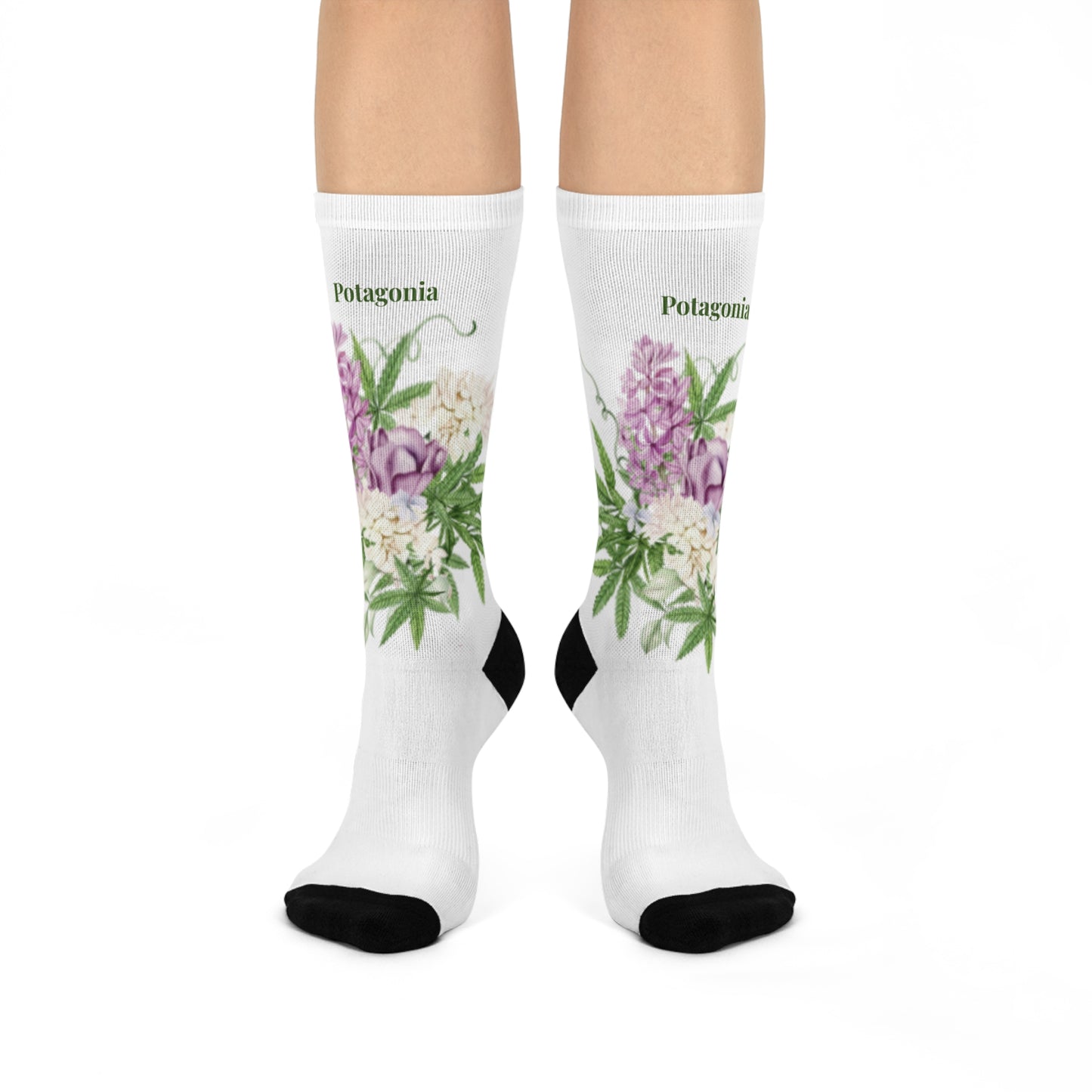 Potagonia Sock Cushioned Weed Bouquet Crews