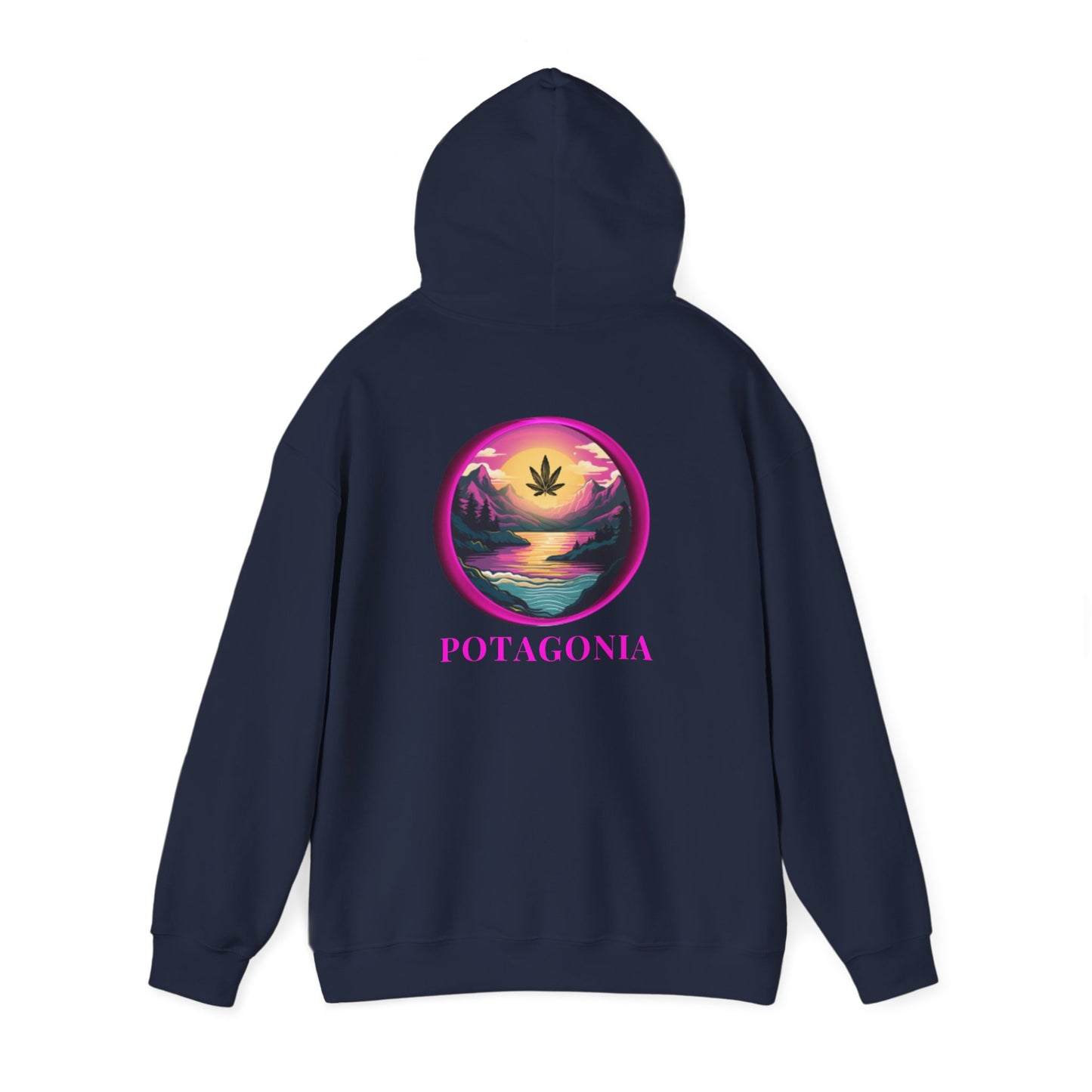 Potagonia Big Ass Campfire Hooded Pink Moon Sweatshirt