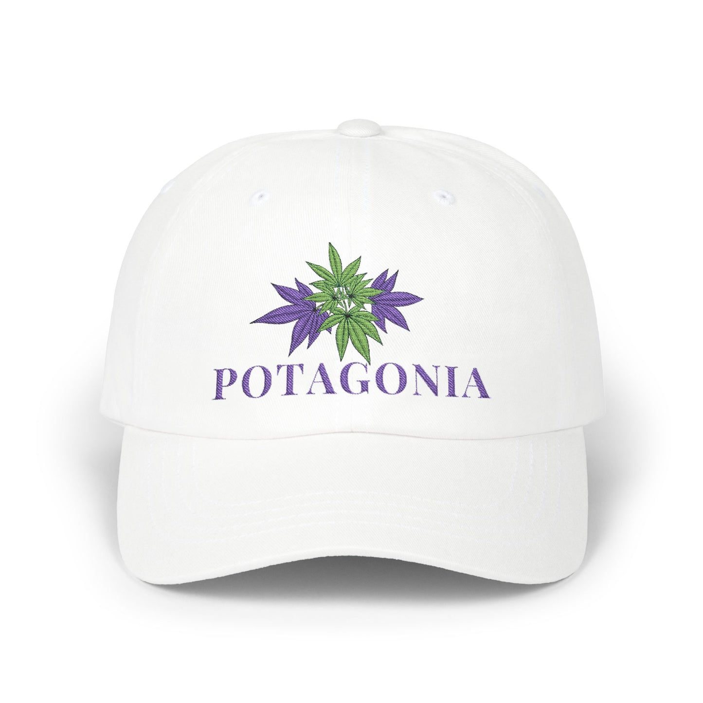 Potagonia Classic Purple Weed Dad Cap