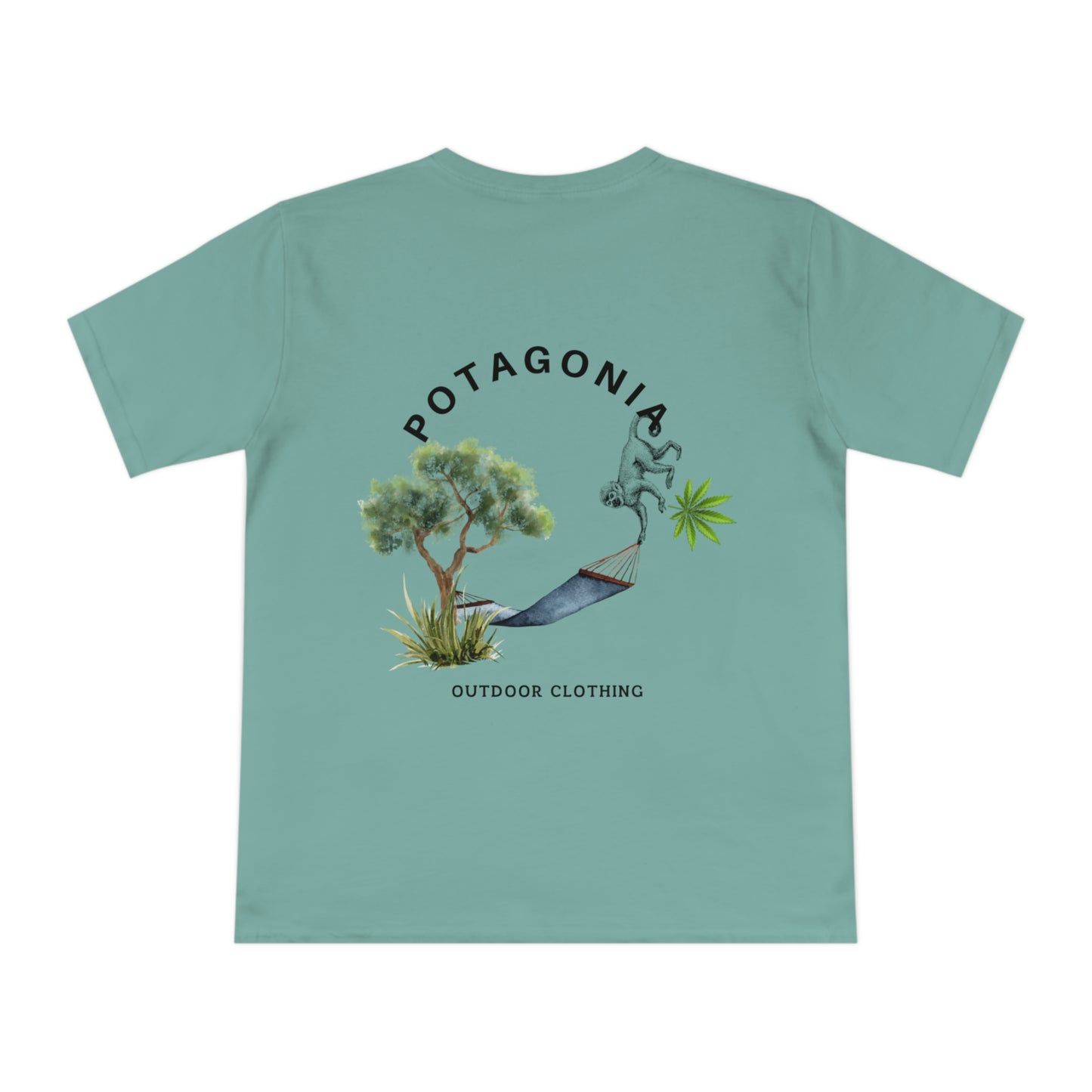 Potagonia Organic Unisex Classic Hanging Monkey Jersey T-shirt