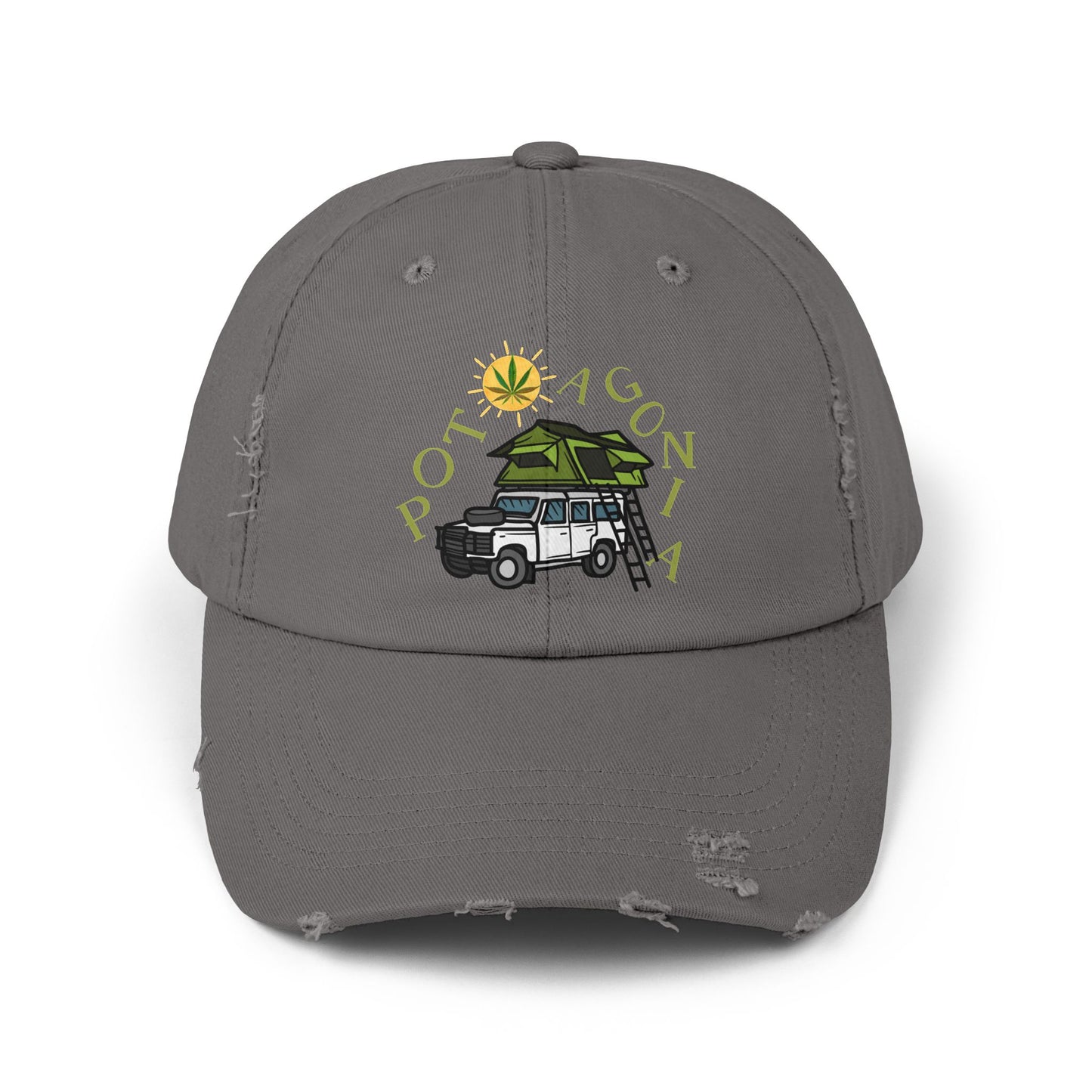 Potagonia Girl Jeep Unisex Distressed Cap
