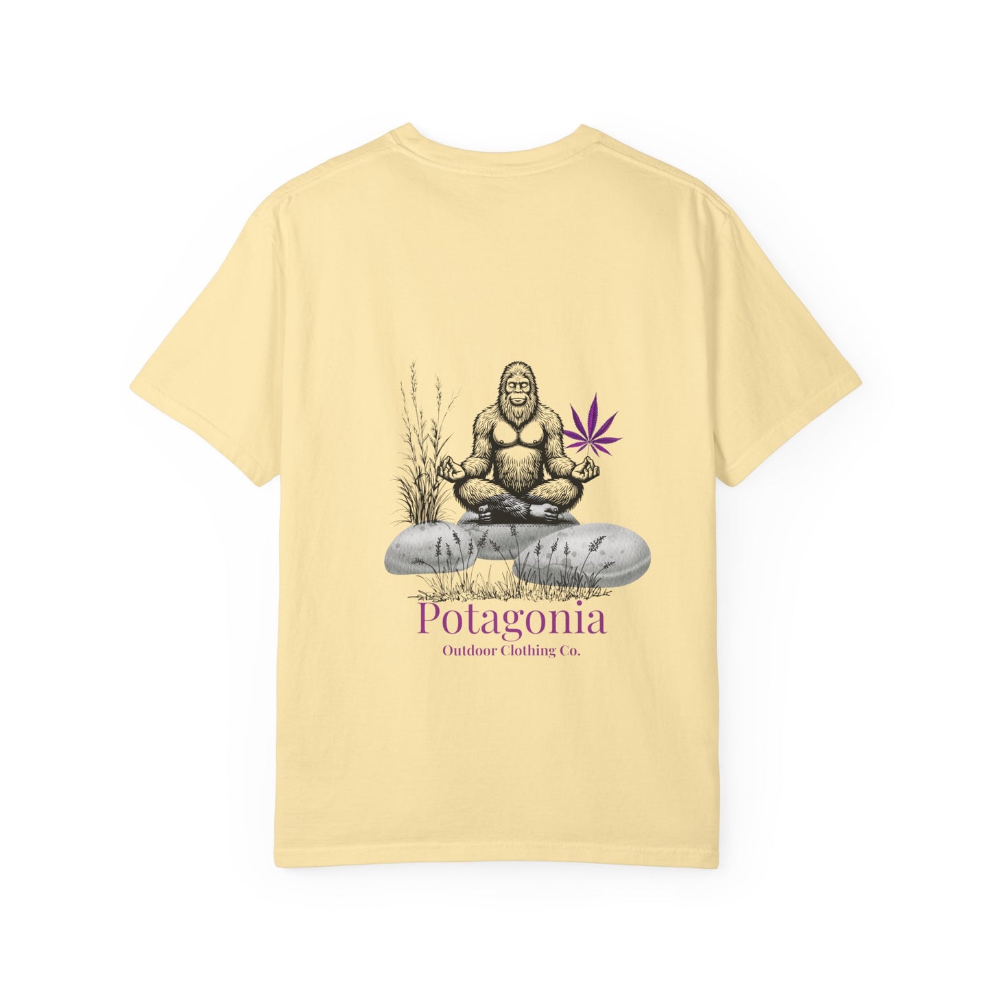 Potagonia Rung-Spun Cotton Unisex Yoga Meh-Teh Garment-Dyed T-shirt