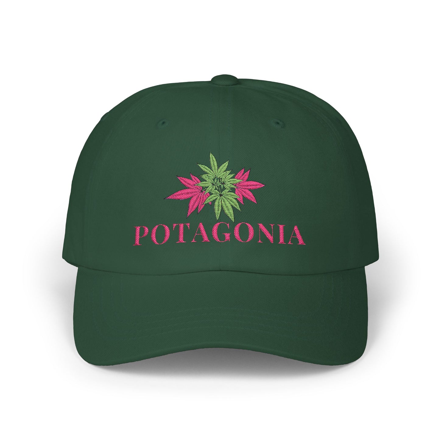 Potagonia Classic Pink Weed Dad Cap