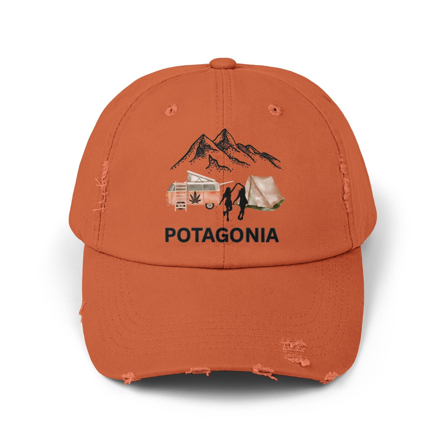 Potagonia GirlTwo Girls Dancing Unisex Distressed Cap