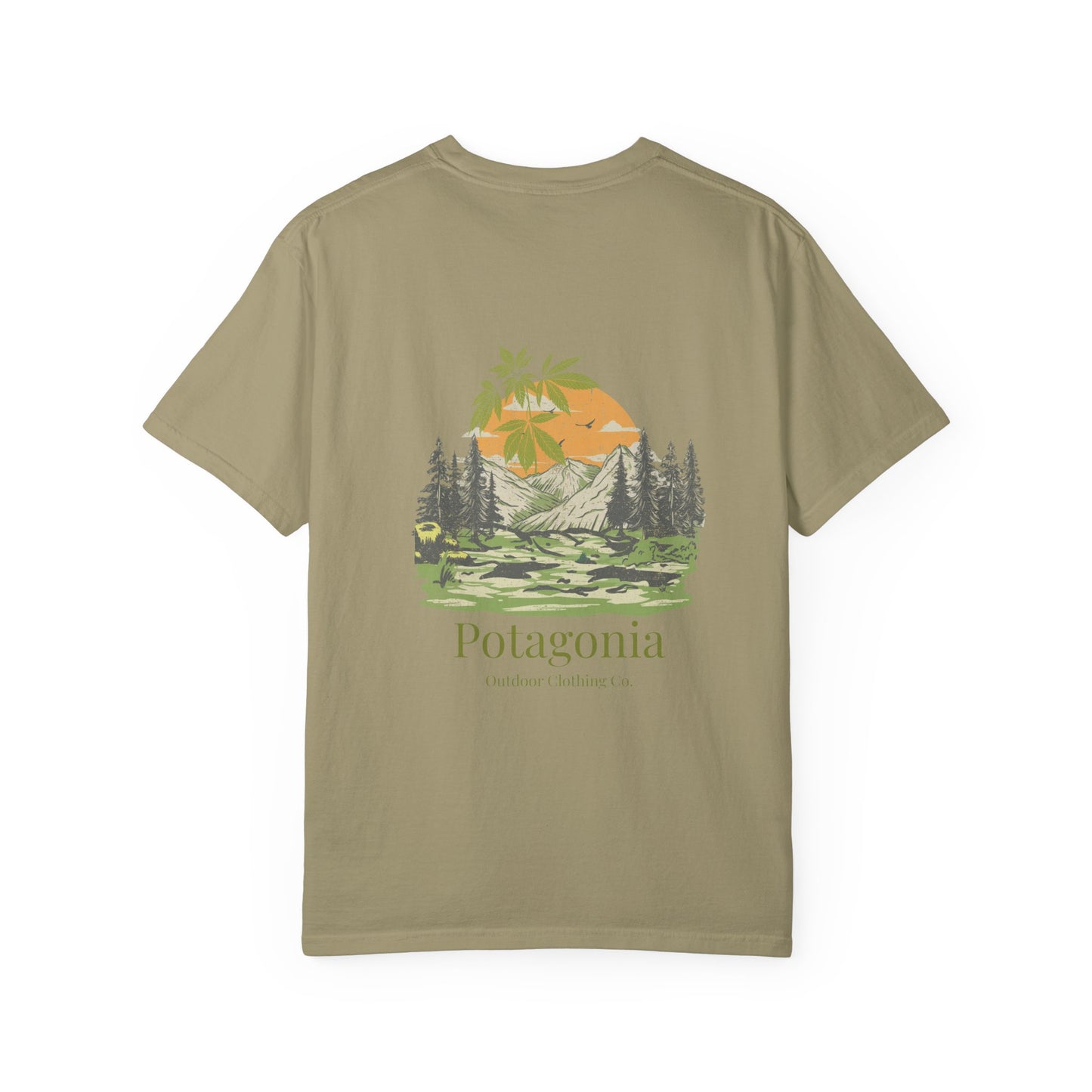 Potagonia Rung Spun Camo Unisex Garment-Dyed T-shirt