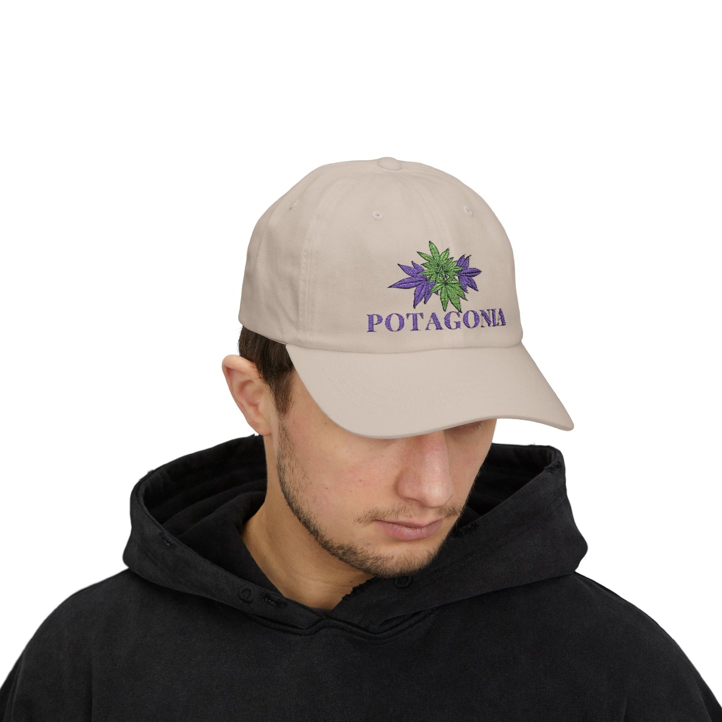 Potagonia Classic Purple Weed Dad Cap