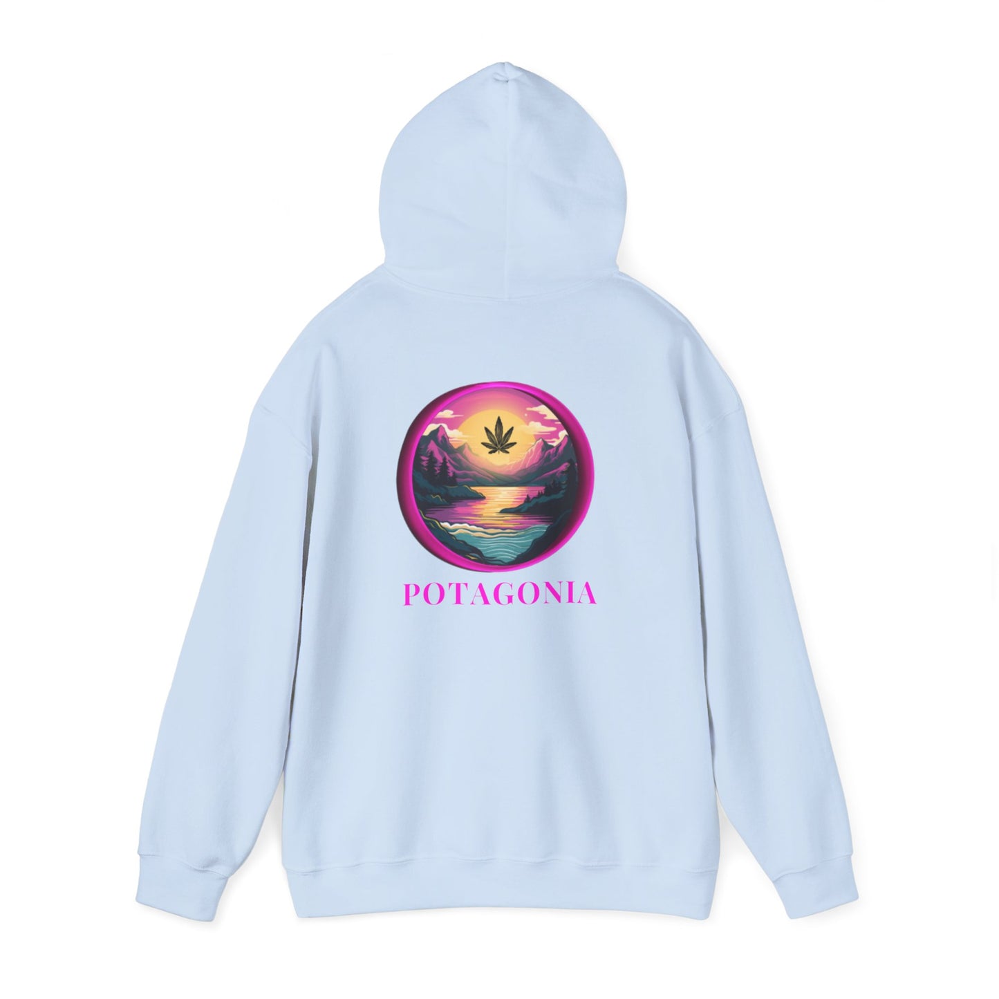 Potagonia Big Ass Campfire Hooded Pink Moon Sweatshirt