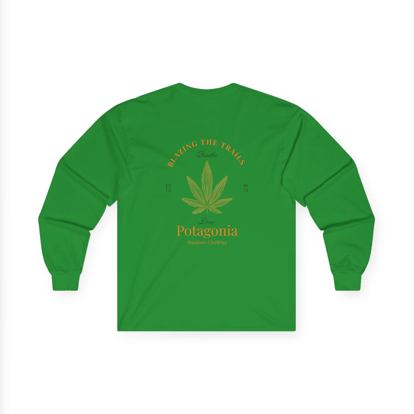 Potagonia Long Sleeve Tee  Blazing The Trails Unisex Ultra Cotton Long Sleeve Tee