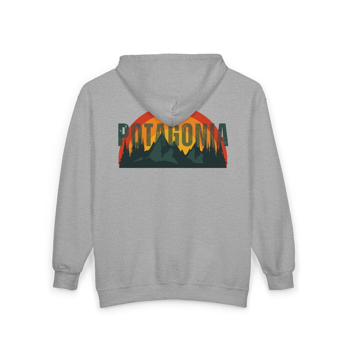 Potagonia Big Ass Campfire Hooded Sweatshirt  Mountain Rise Unisex Heavy Blend™ Full Zip Hooded Sweatshirt