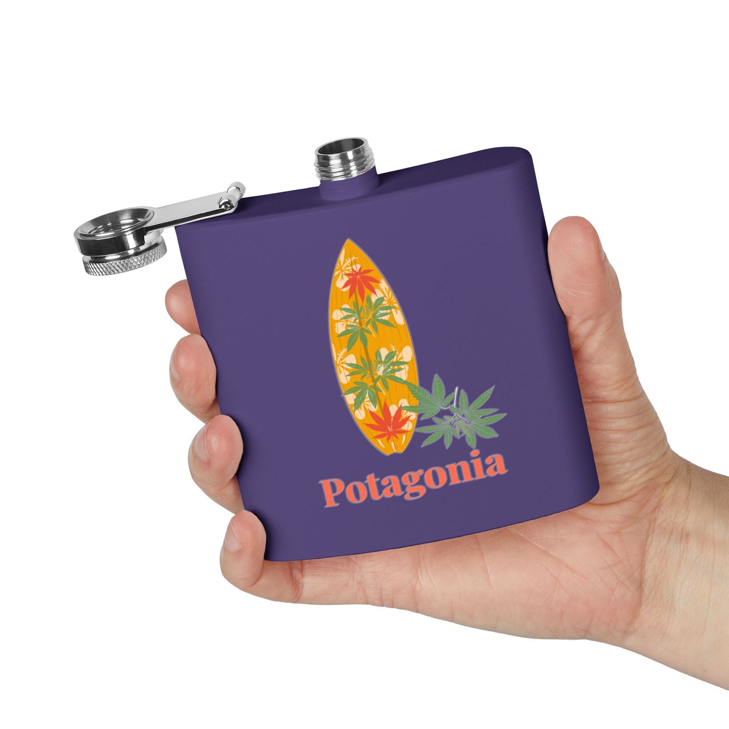 Potagonia Stainless Steel The Drew flask, 6oz
