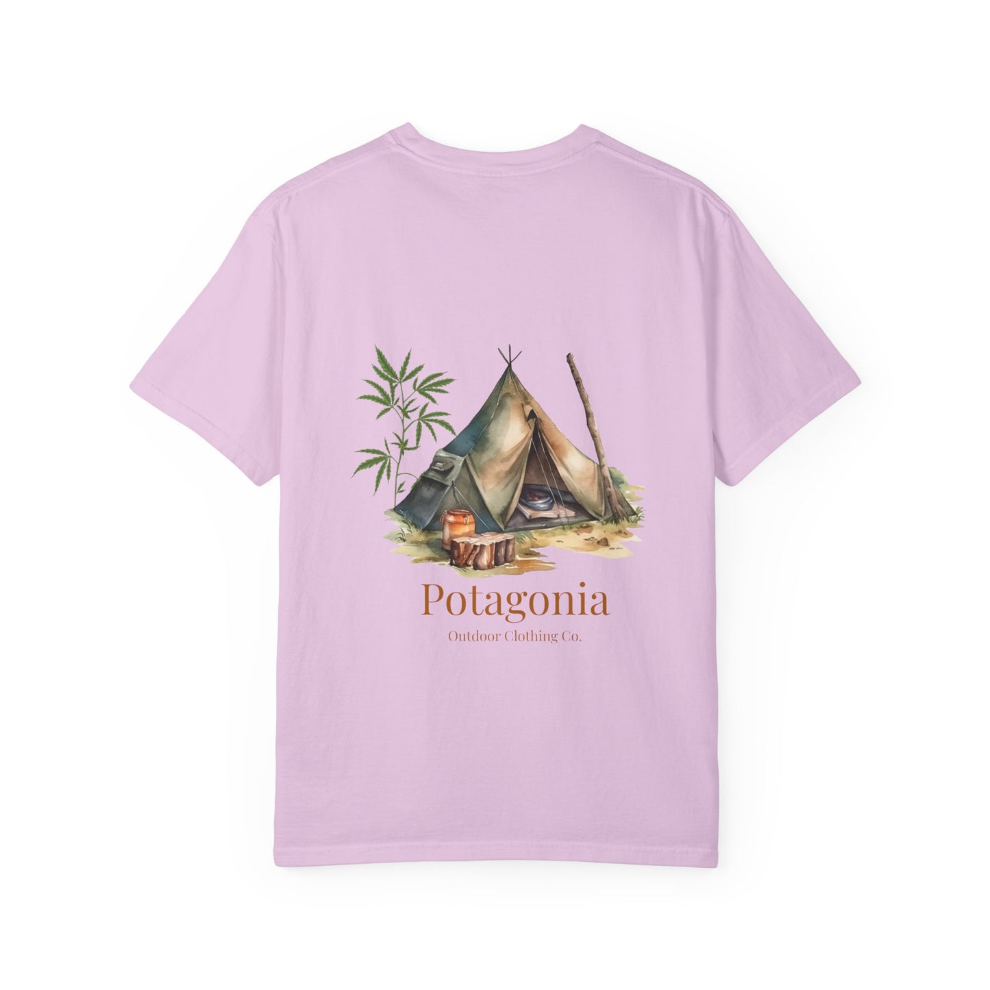 Potagonia Rung-Spun The Tent Cotton Unisex Garment-Dyed T-shirt