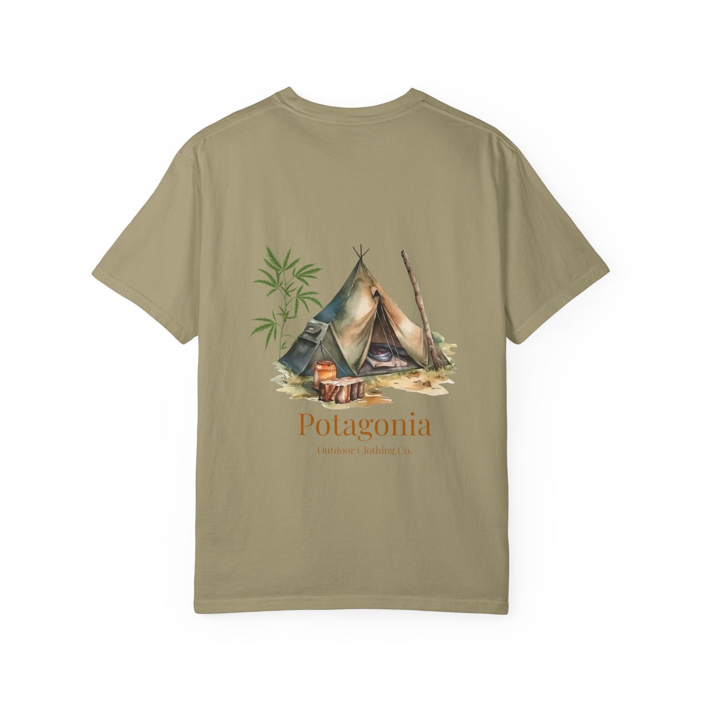 Potagonia Rung-Spun The Tent Cotton Unisex Garment-Dyed T-shirt