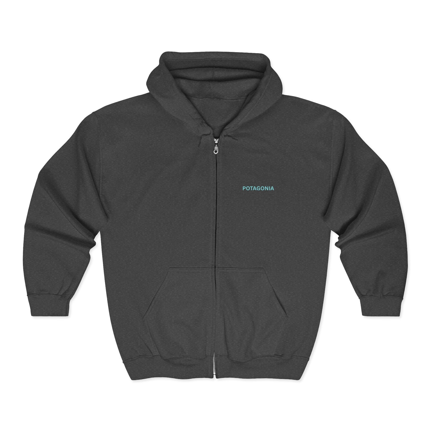 Potagonia Hooded Sweatshirt Surf Unisex Heavy Blend™ Full Zip