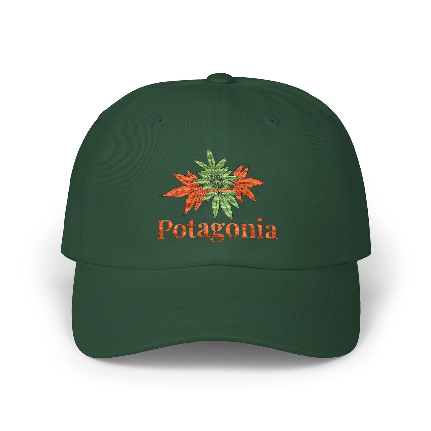 Potagonia Classic Orange Weed Dad Cap