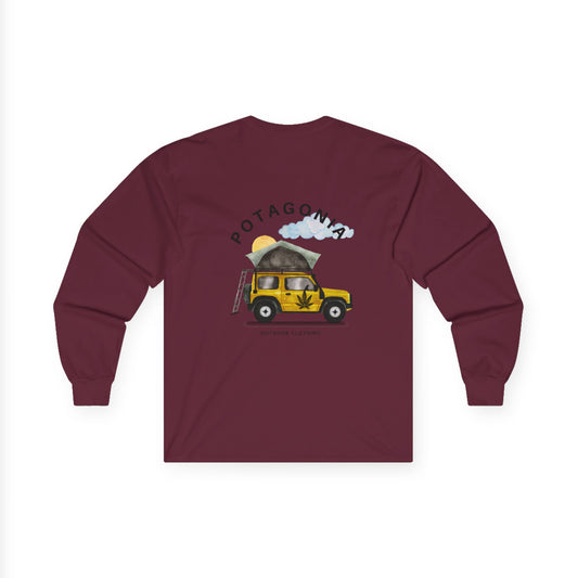 Potagonia Long Sleeve Unisex Ultra Cotton Jeep Tent Tee