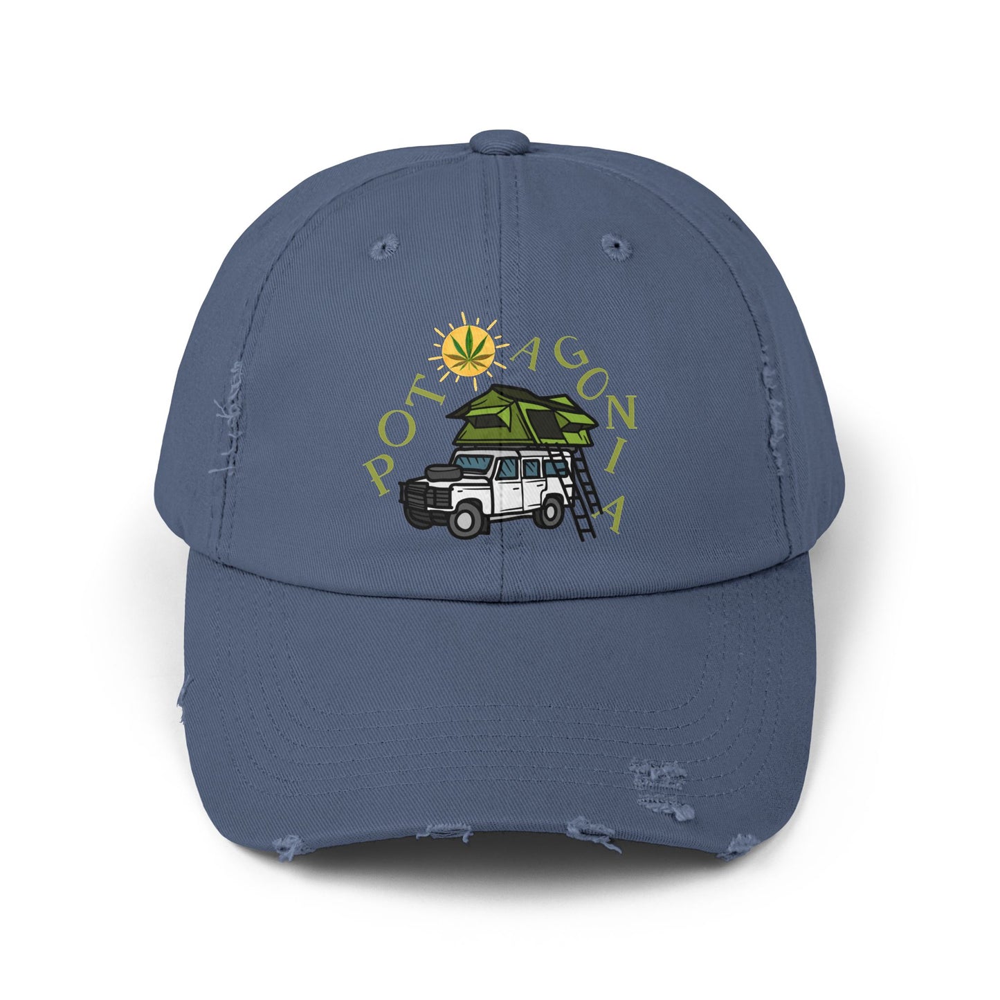 Potagonia Girl Jeep Unisex Distressed Cap